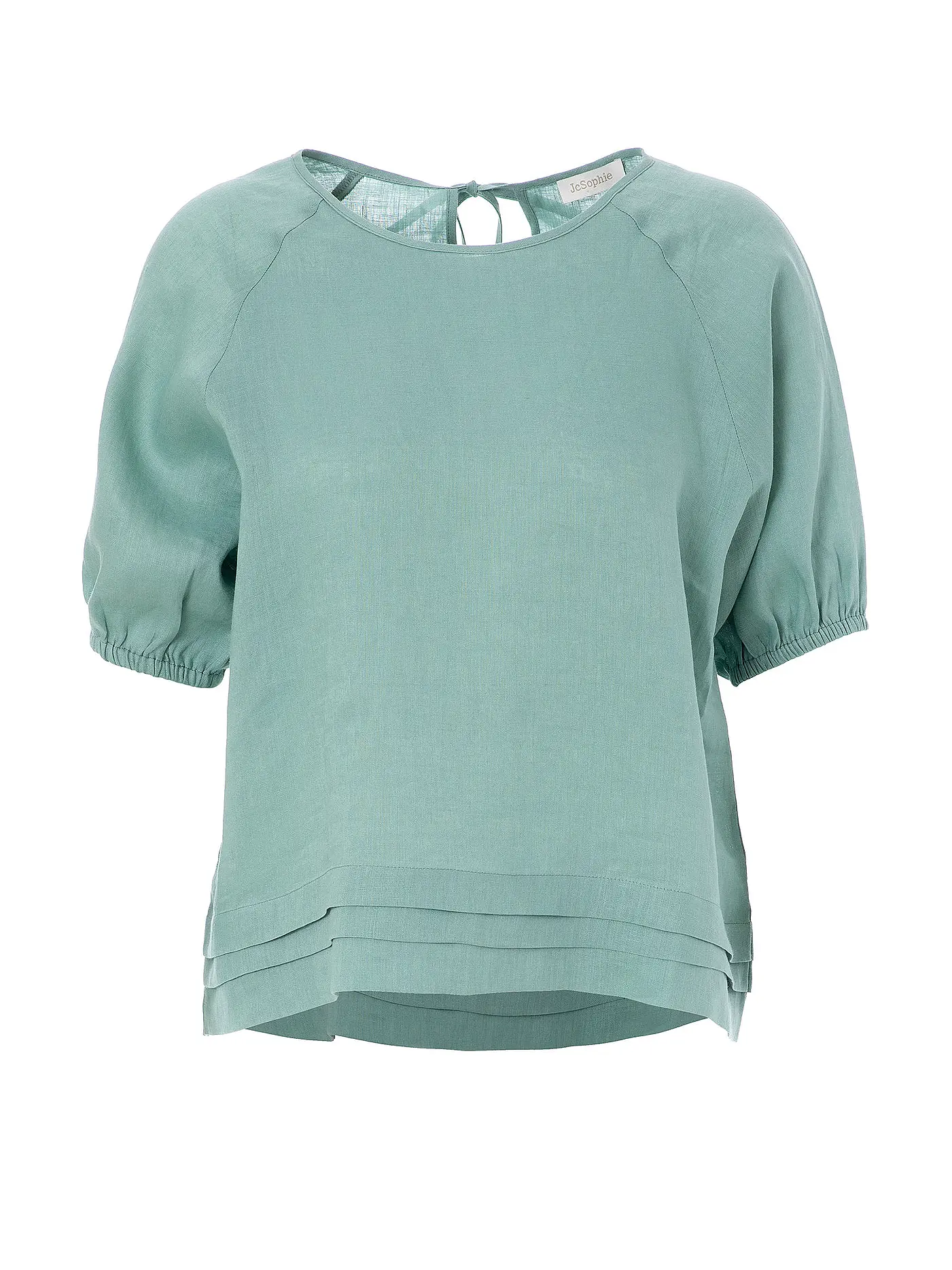 JC SOPHIE | Leinenbluse THELMA | hellgrün