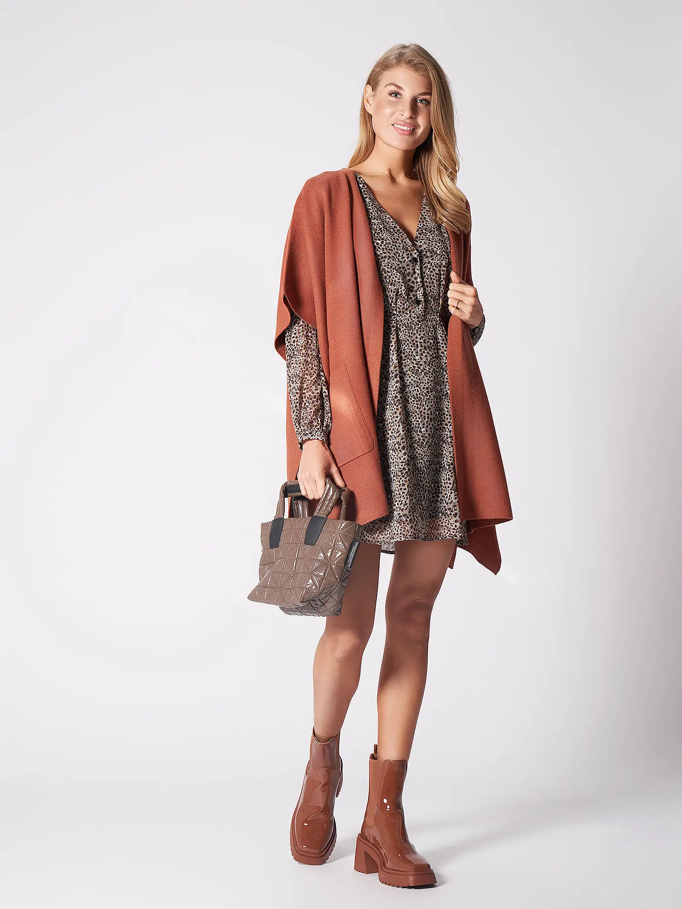 JC SOPHIE | Poncho - Cape  | braun