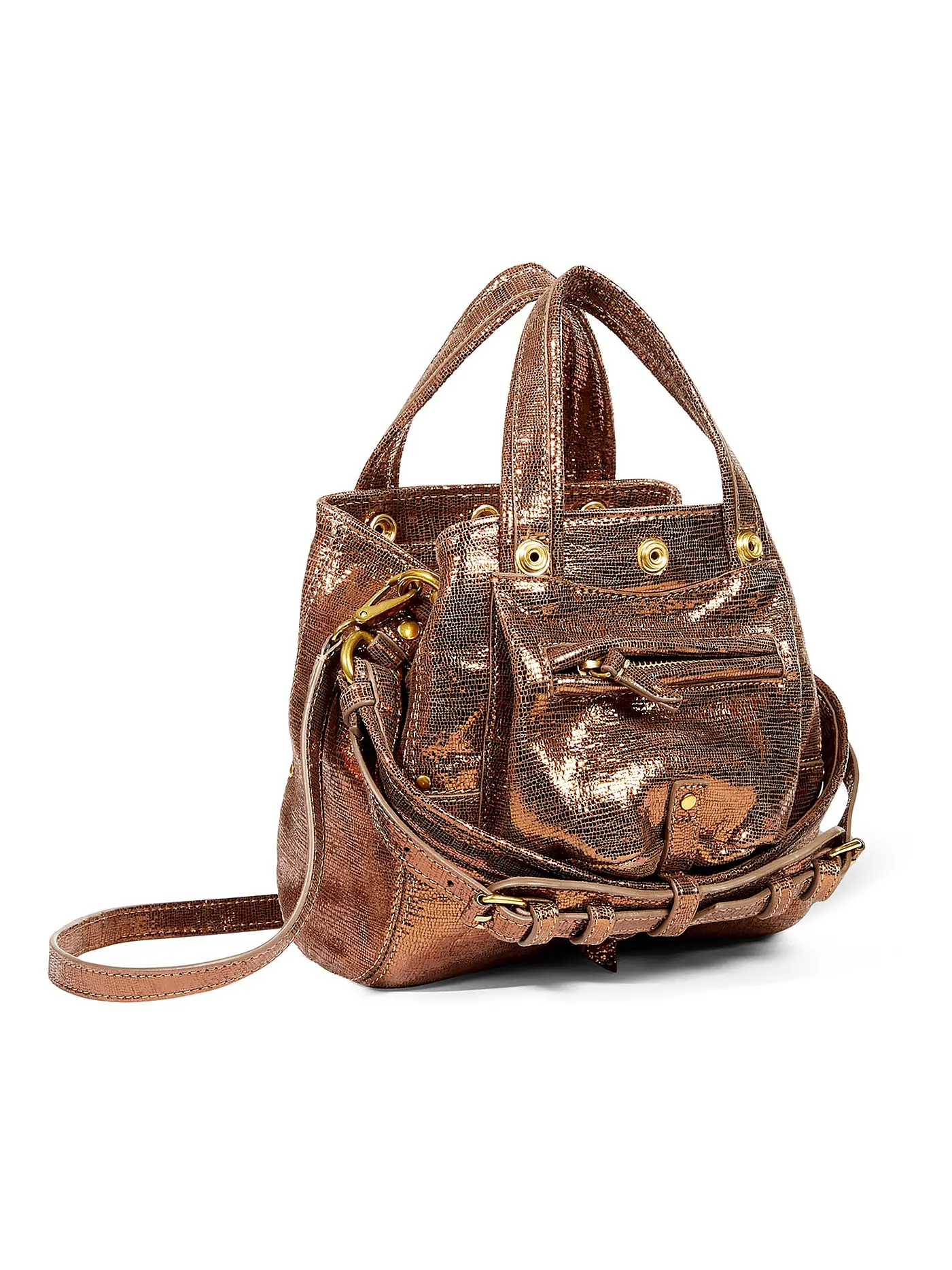 JEROME DREYFUSS | Ledertasche - Mini Bag BILLY NANO | kupfer