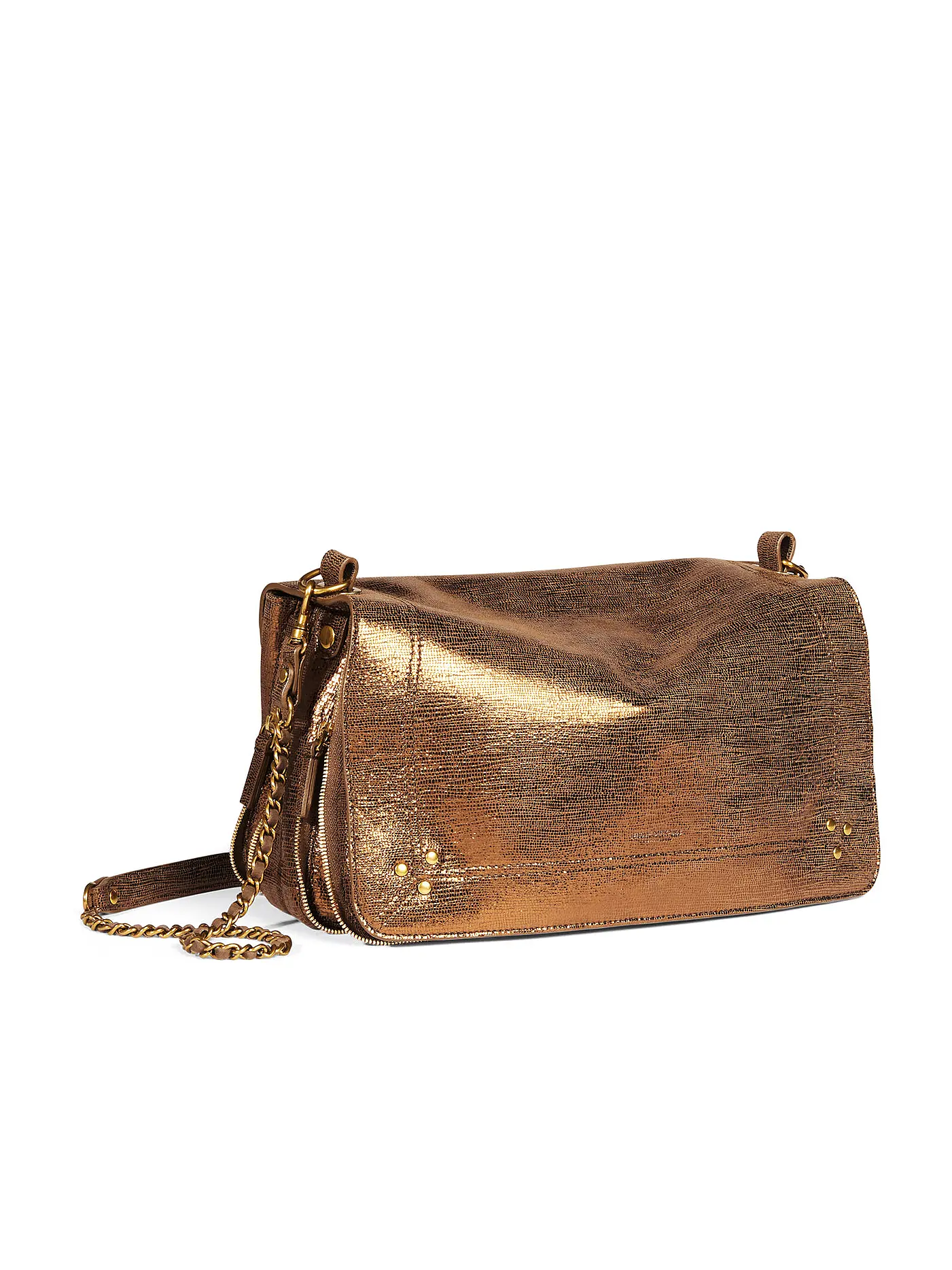 JEROME DREYFUSS | Ledertasche - Umhängetasche BOBI L | gold