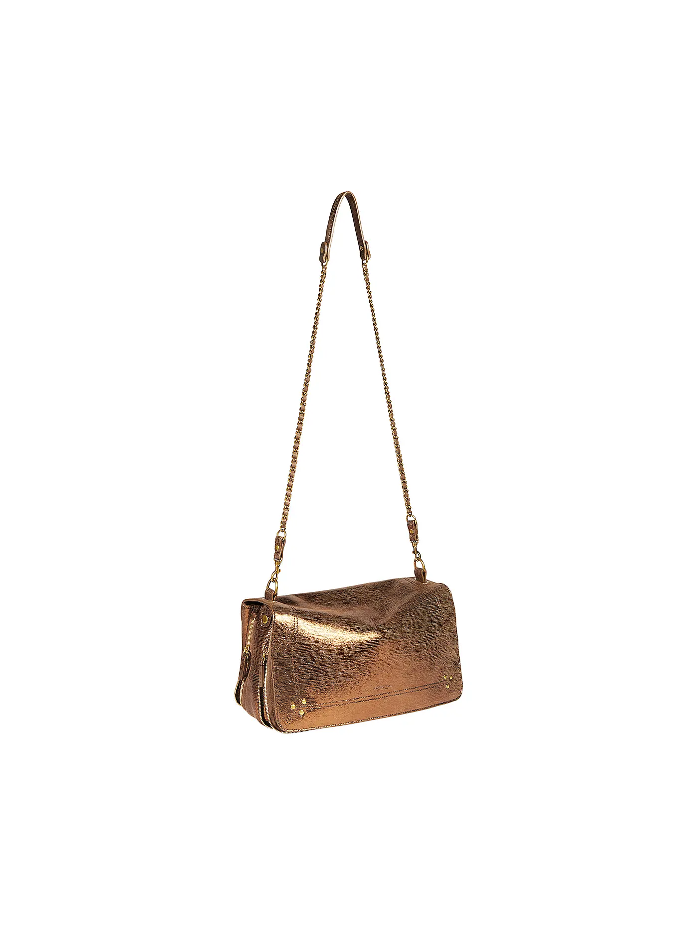JEROME DREYFUSS | Ledertasche - Umhängetasche BOBI L | gold
