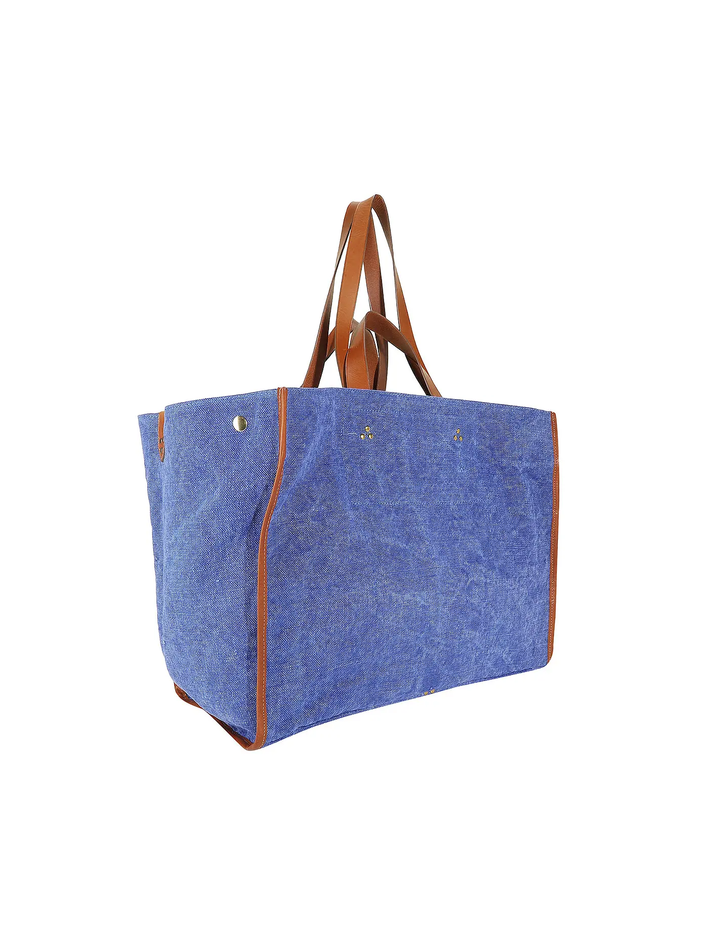 JEROME DREYFUSS | Leinentasche - Shopper LEON Large | blau