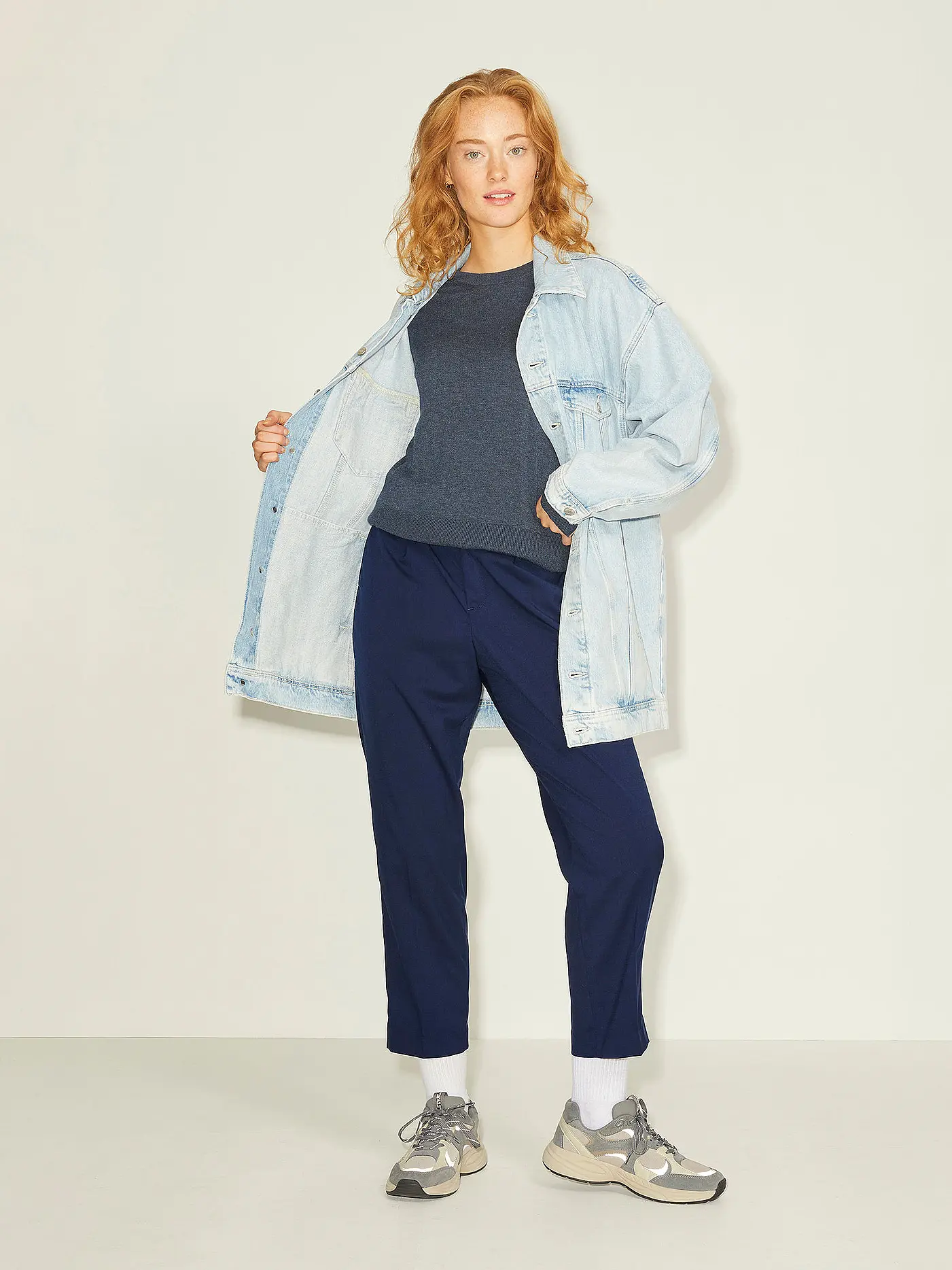 JJXX | Chino Regular Fit JXCHLOE  | dunkelblau