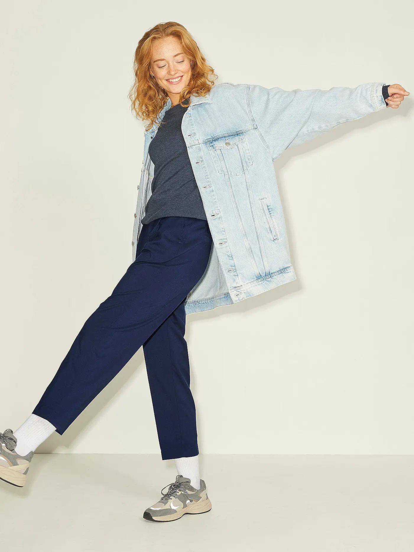 JJXX | Chino Regular Fit JXCHLOE  | dunkelblau
