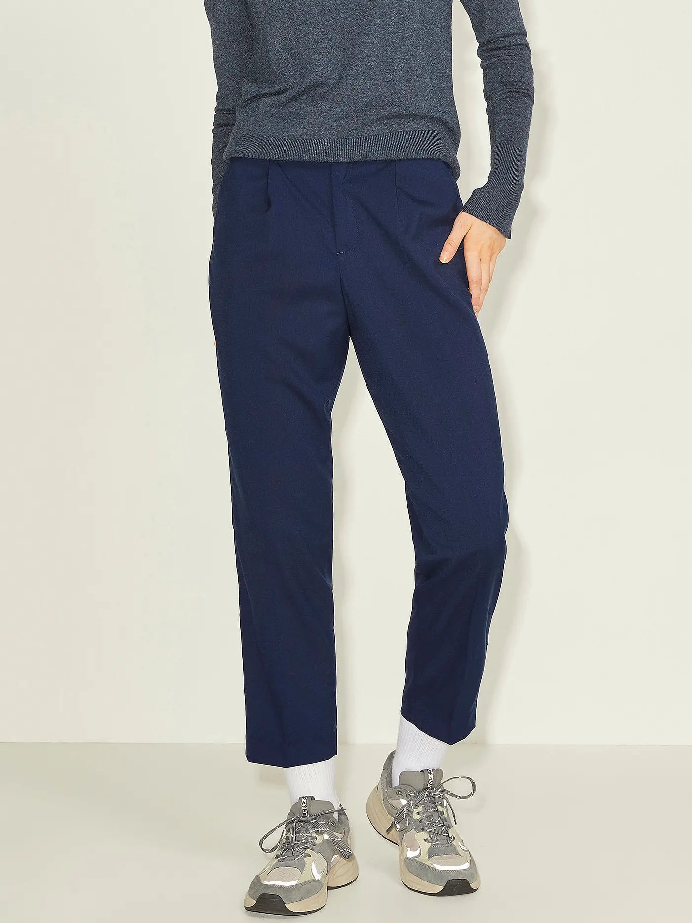 JJXX | Chino Regular Fit JXCHLOE  | dunkelblau