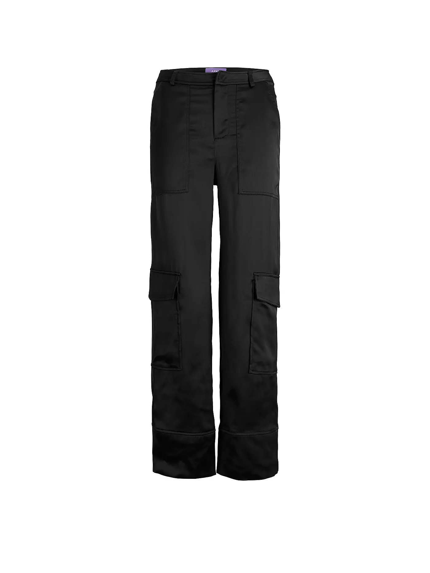 JJXX | Highwaist Cargohose JXELINE  | schwarz