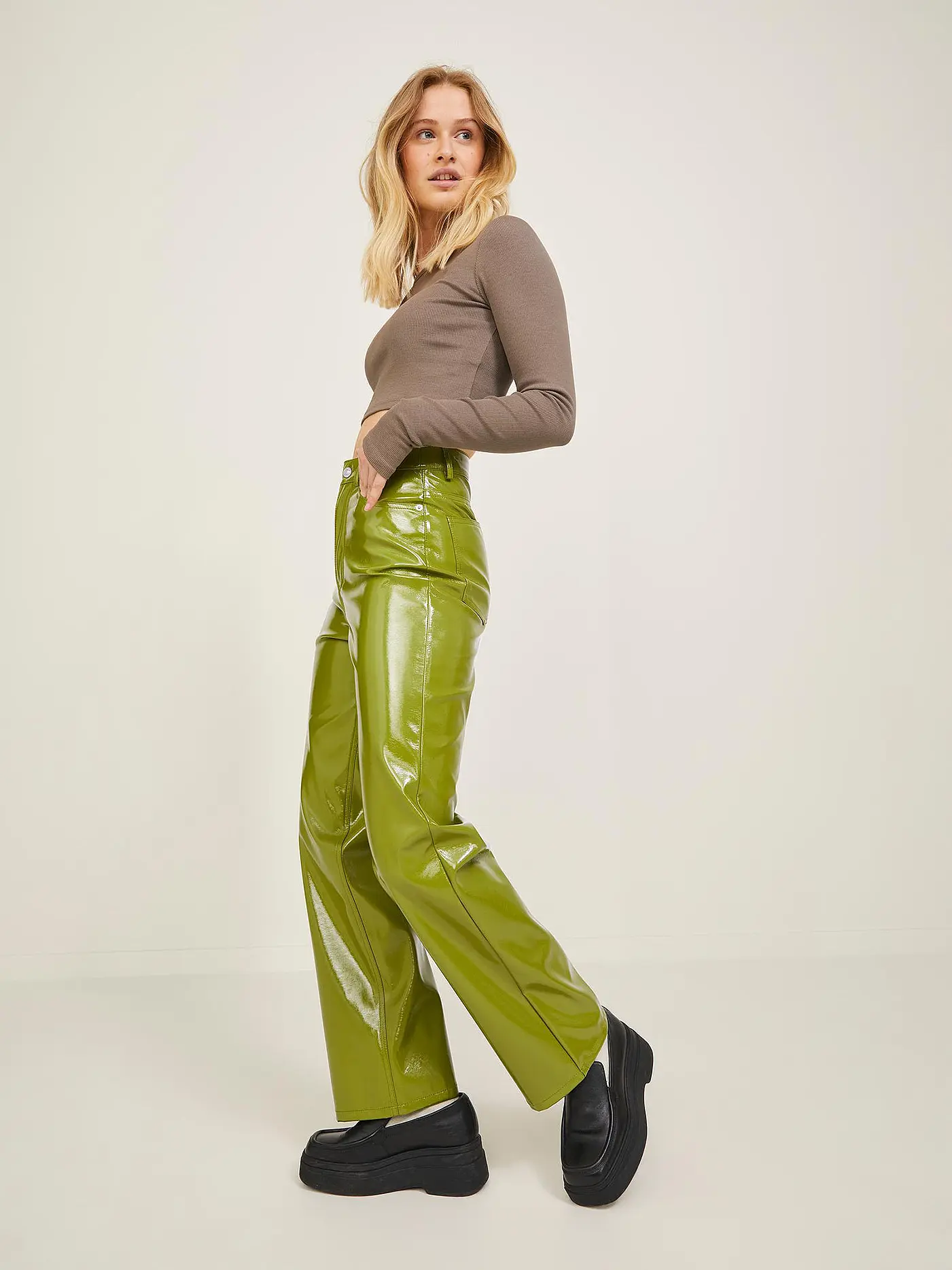 JJXX | Hose Straight Fit Kenya | grün