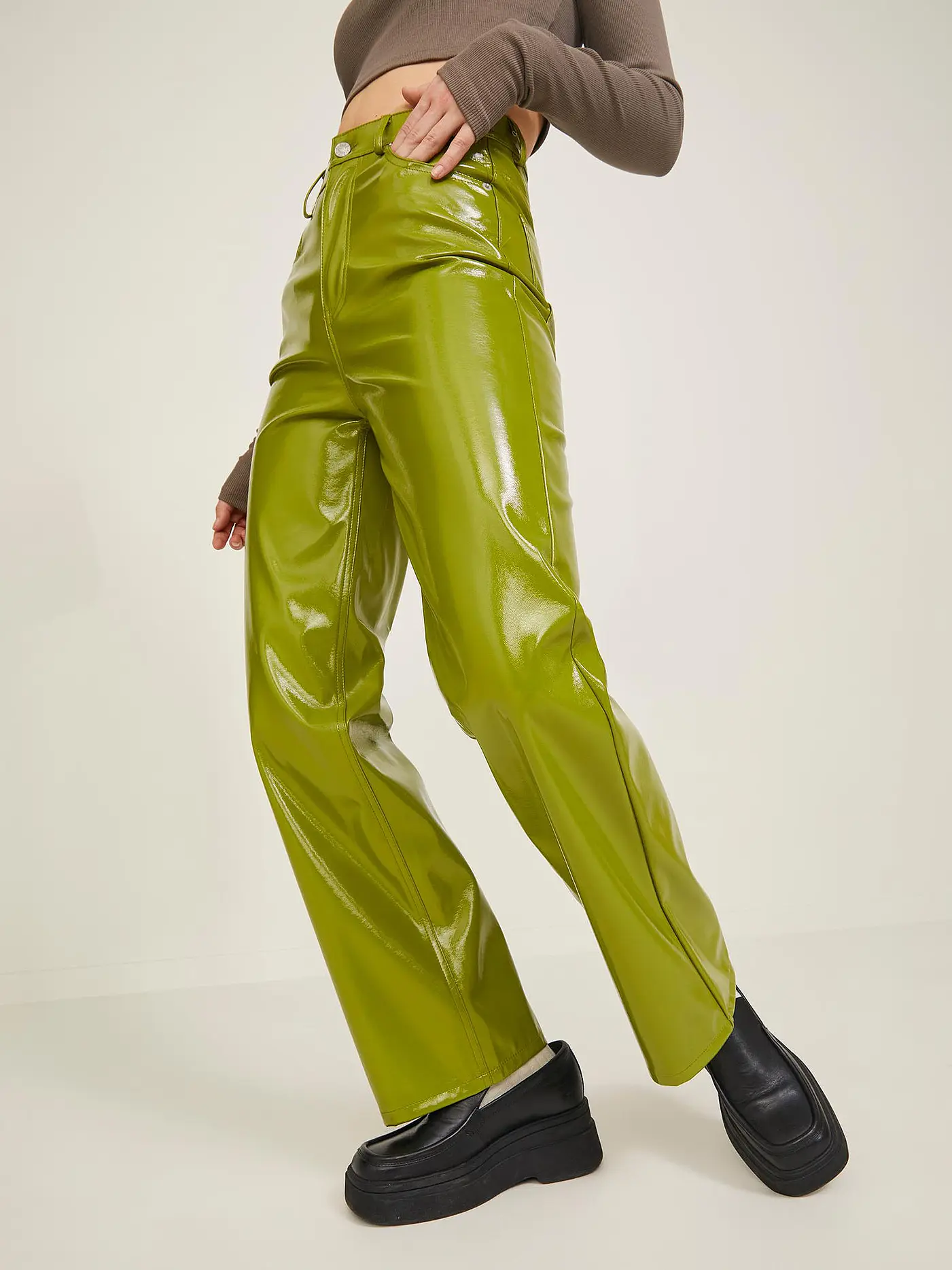 JJXX | Hose Straight Fit Kenya | grün