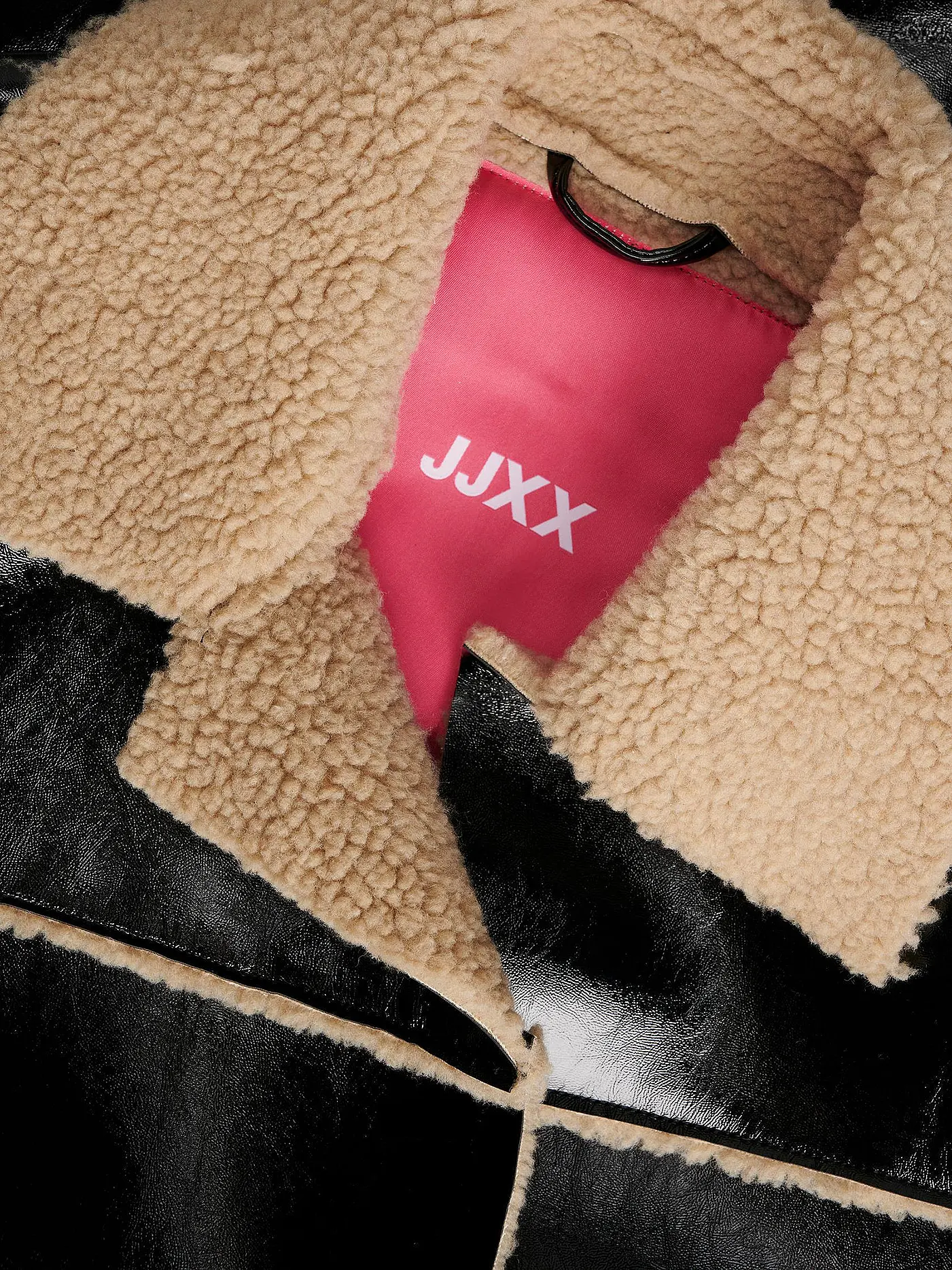 JJXX | Mantel in Felloptik JXLILO  | schwarz