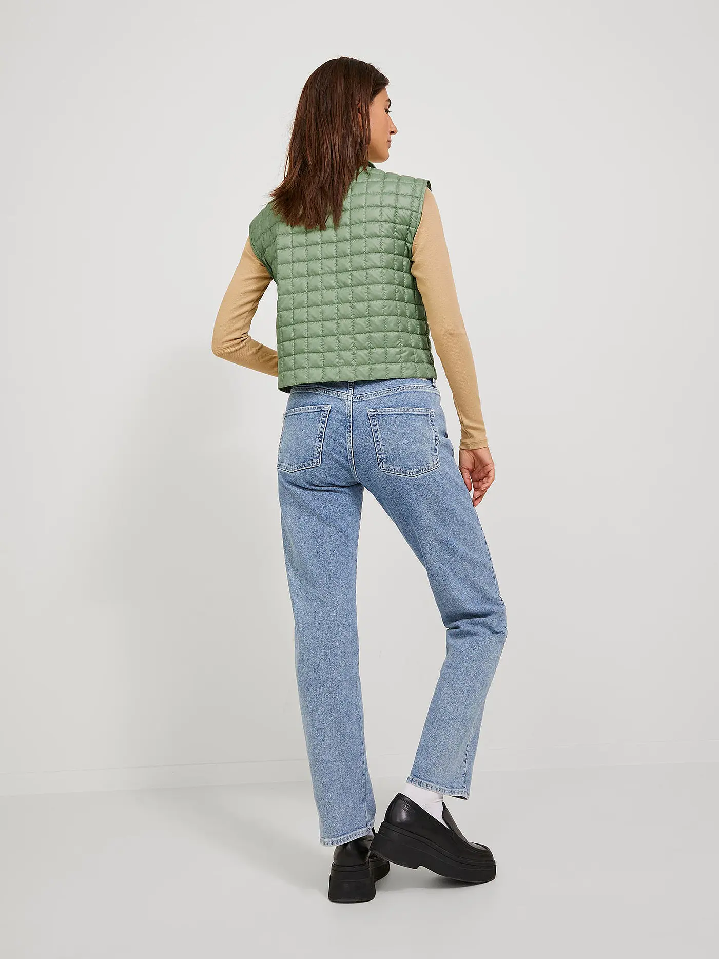 JJXX | Steppgilet JXLAIN | grün