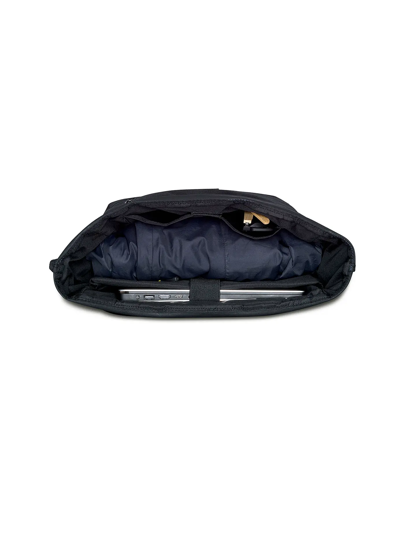 JOHNNY URBAN | Rolltop Rucksack " Aaron " | schwarz