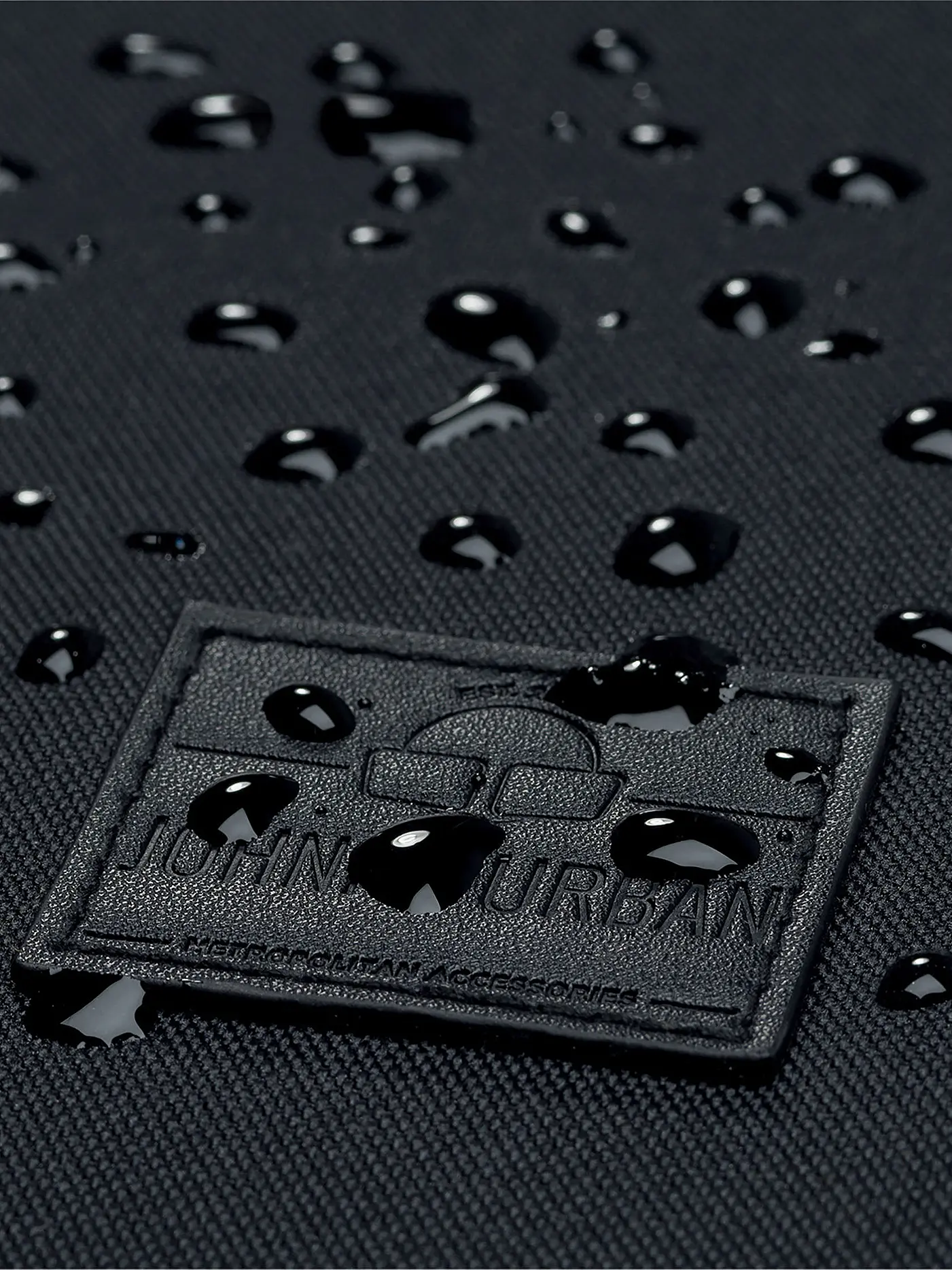 JOHNNY URBAN | Rolltop Rucksack " Aaron " | schwarz