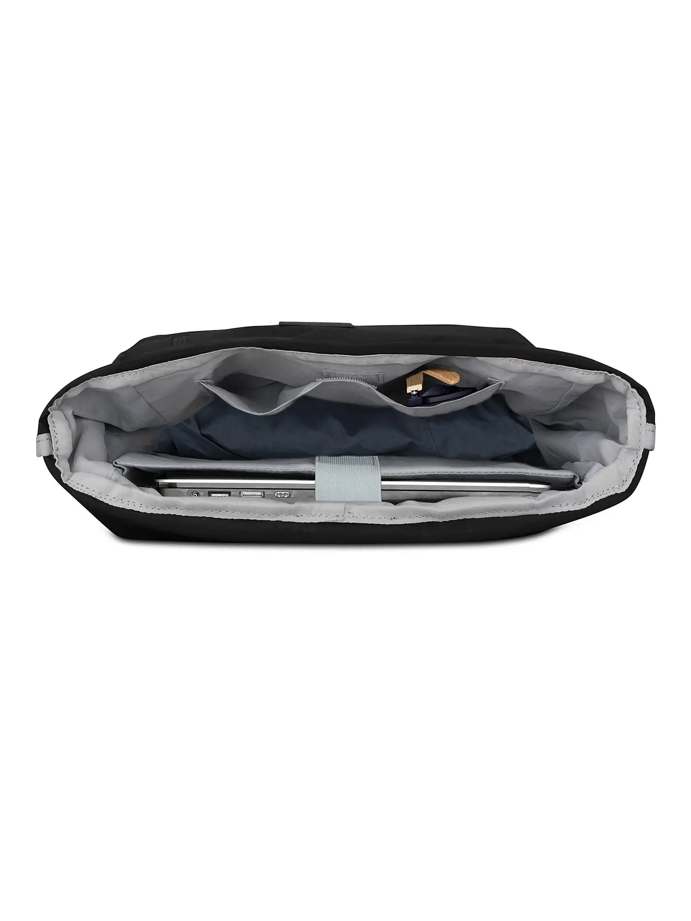 JOHNNY URBAN | Rolltop Rucksack " Robin "  | schwarz