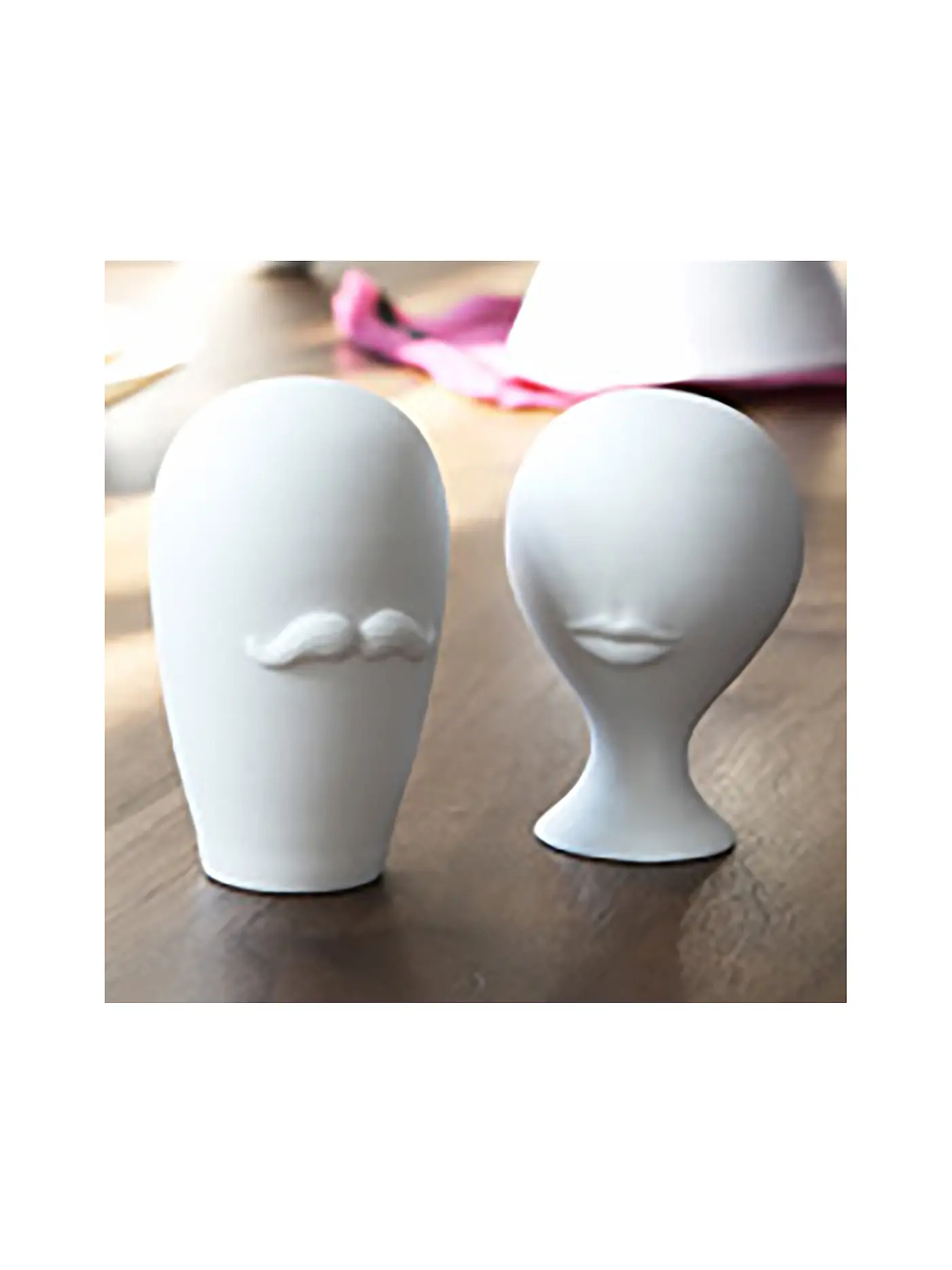 JONATHAN ADLER | Salz- und Pfefferstreuer Set MR.&MRS. 9cm White | weiss
