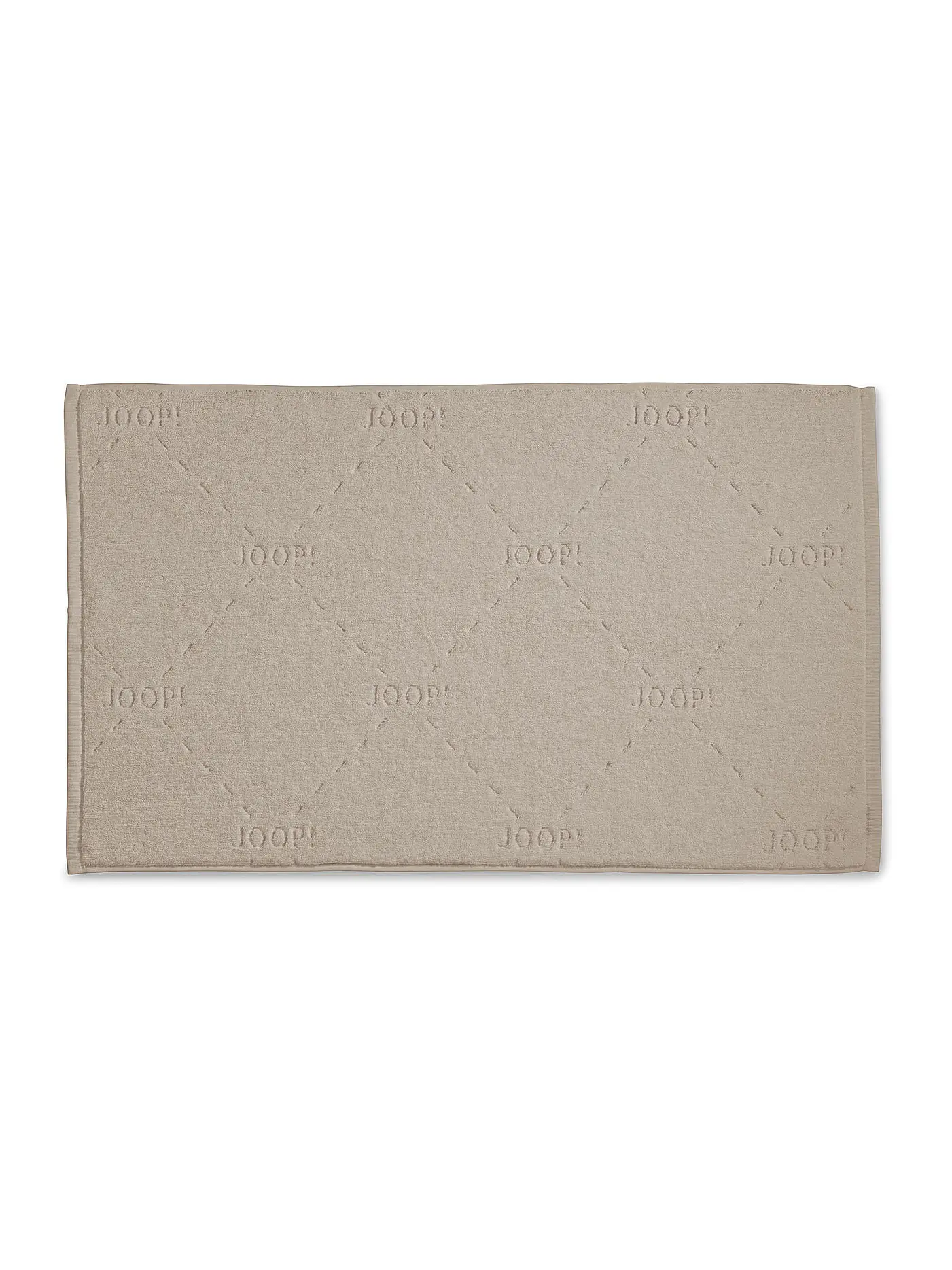 JOOP | Badematte Dash 65x115cm Weiss | beige