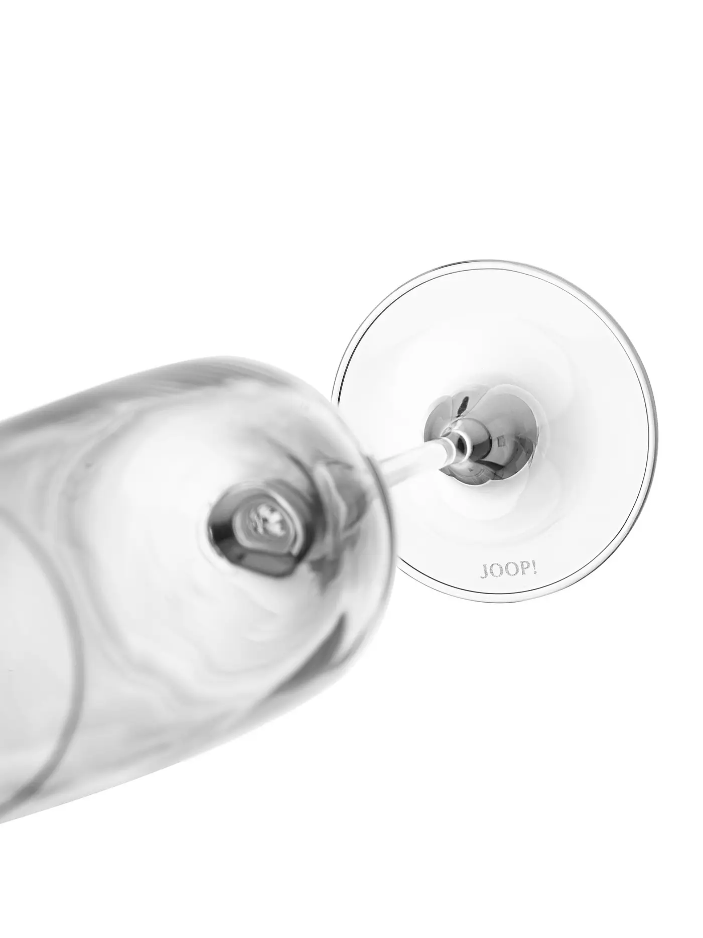 JOOP | Champagnerglas 2er Set 0,25l Single Cornflower | transparent
