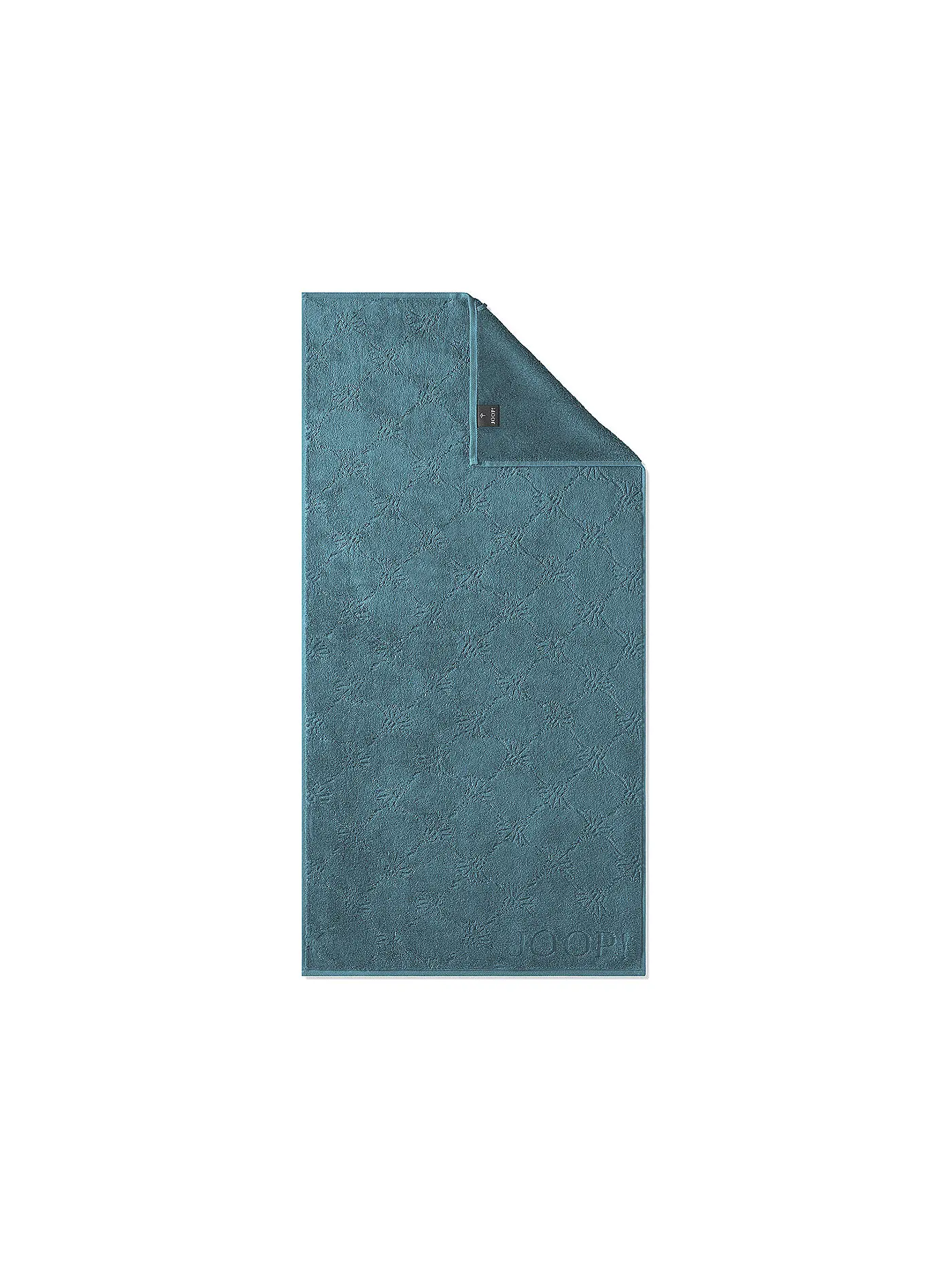 JOOP | Duschtuch "Cornflower" 80x150cm (Weiss) | petrol