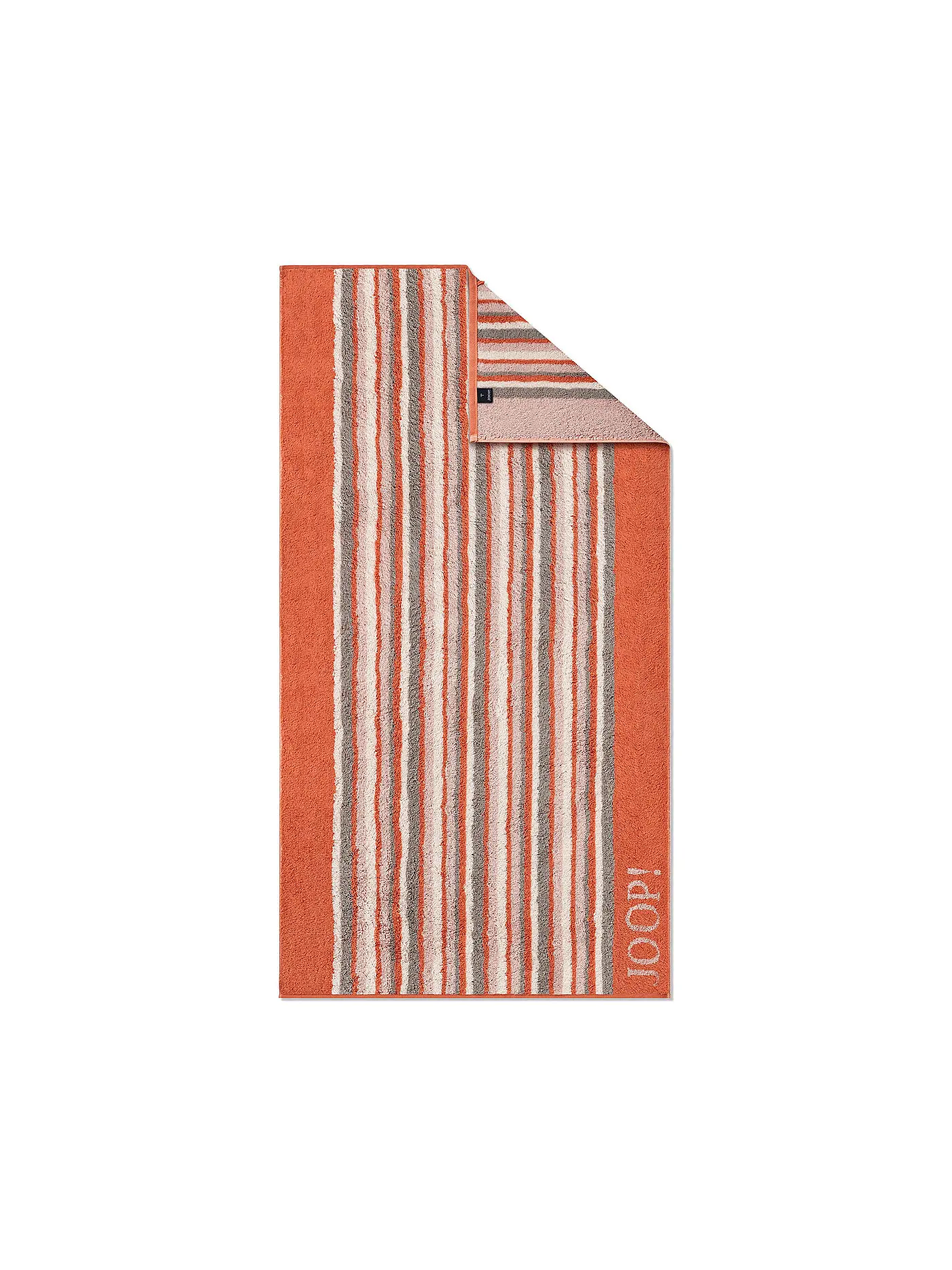 JOOP | Duschtuch 80x150cm MOVE STRIPES Sand | orange