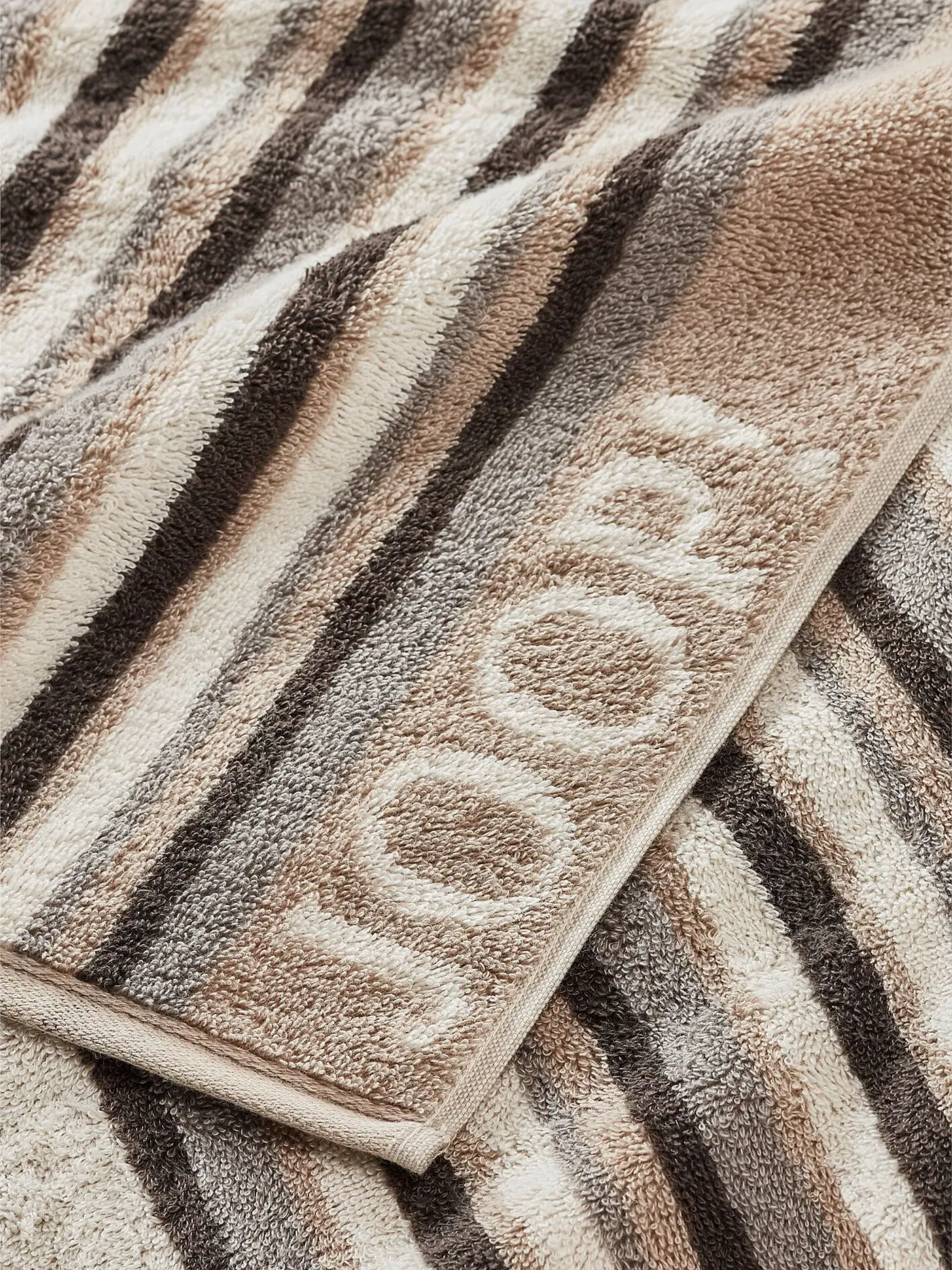 JOOP | Duschtuch 80x150cm MOVE STRIPES Sand | beige