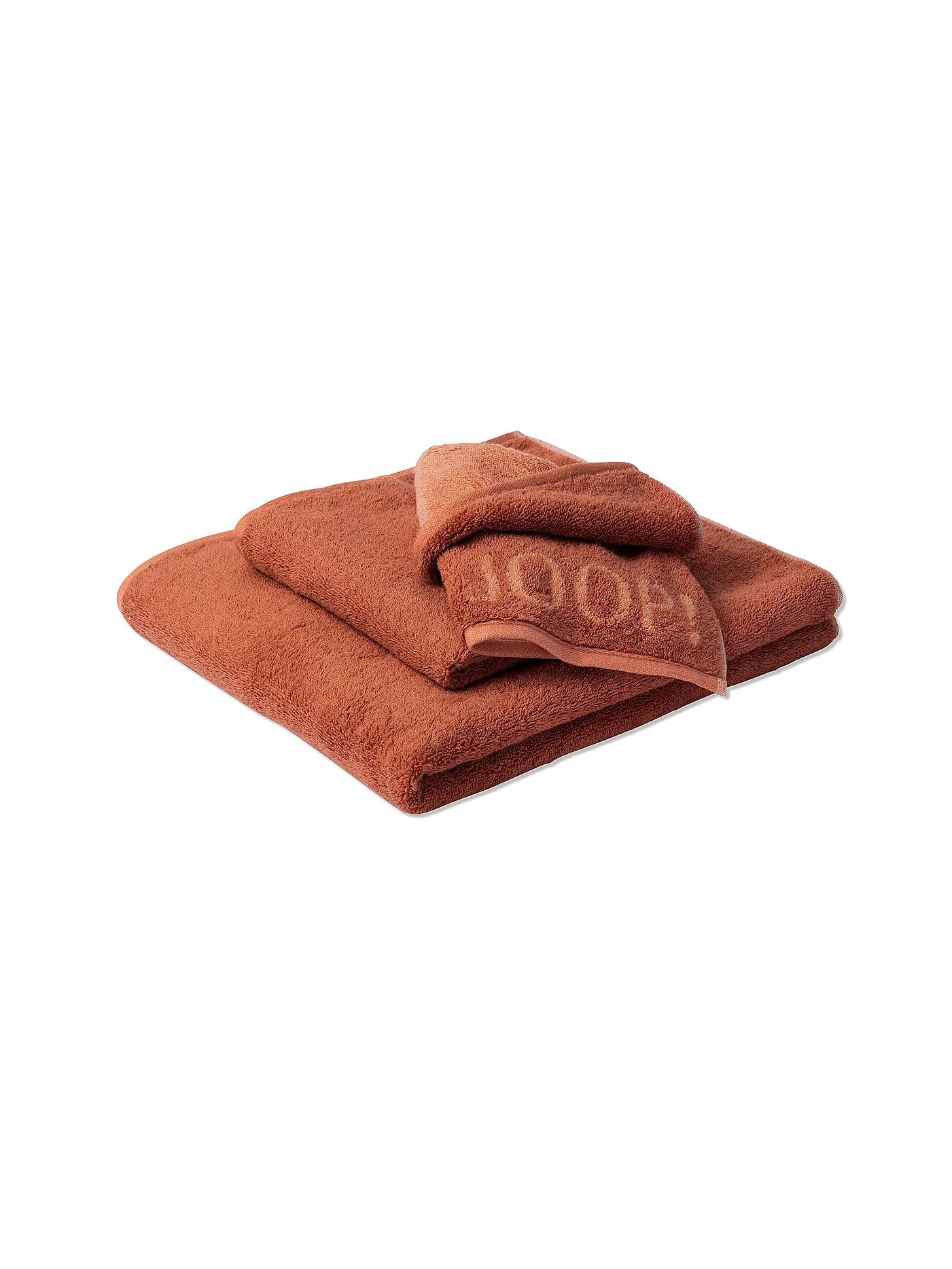 JOOP | Duschtuch Doubleface 80x150cm Kupfer | orange