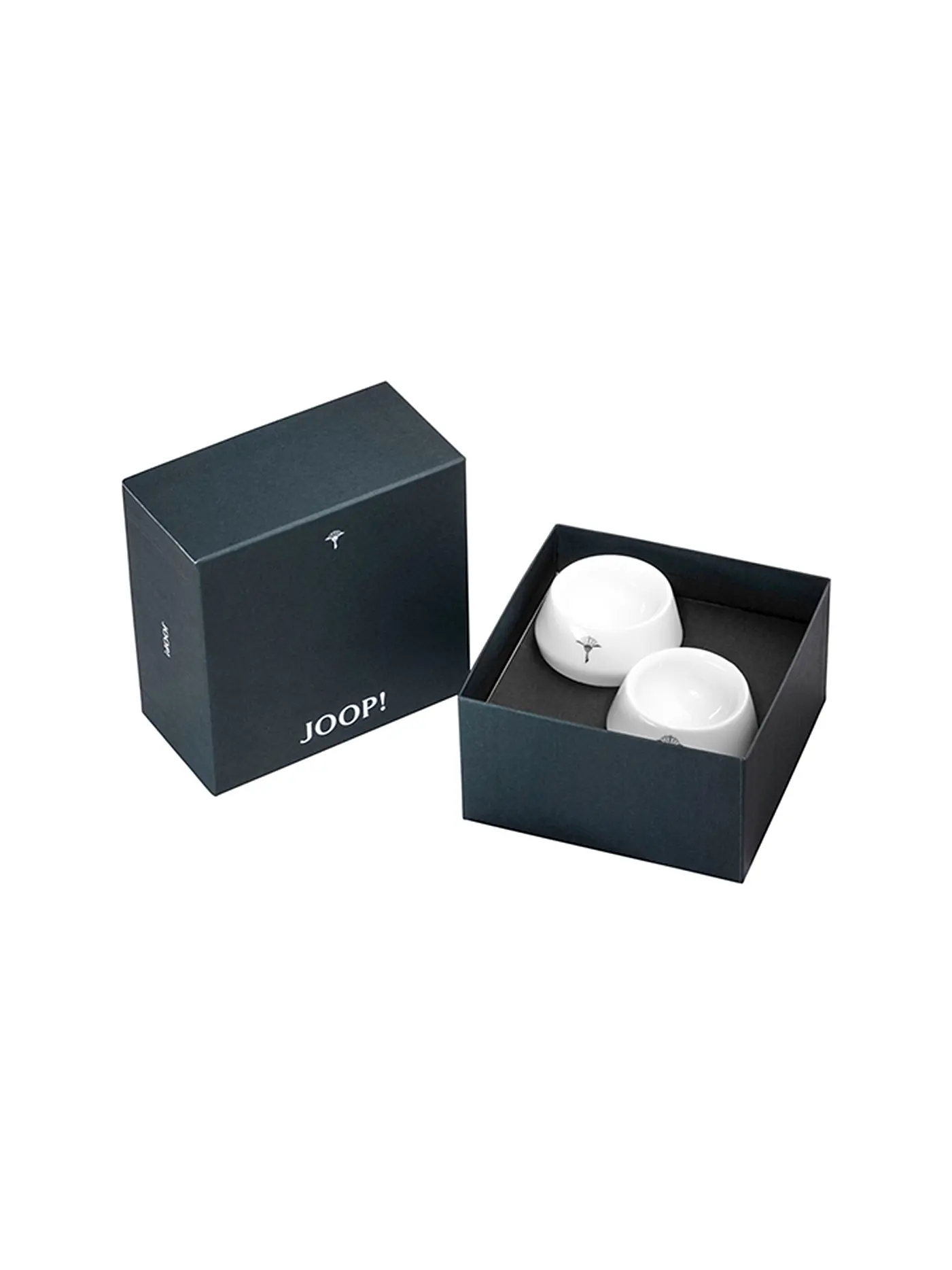 JOOP | Eierbecher 2er Set 3,7x6,1cm Single Cornflower Weiss | weiss