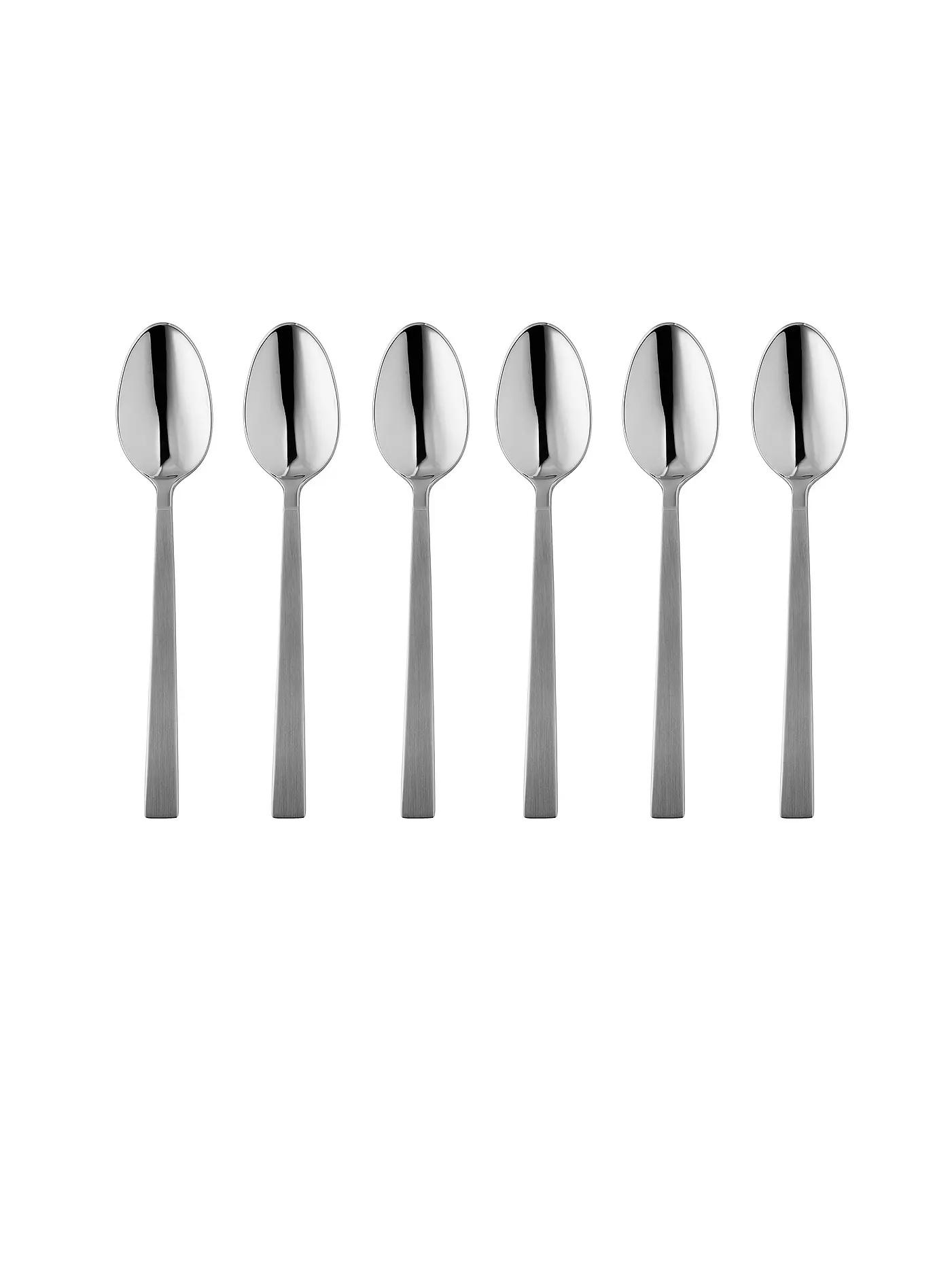 JOOP | Espressolöffel Set 6tlg Satiniert | silber
