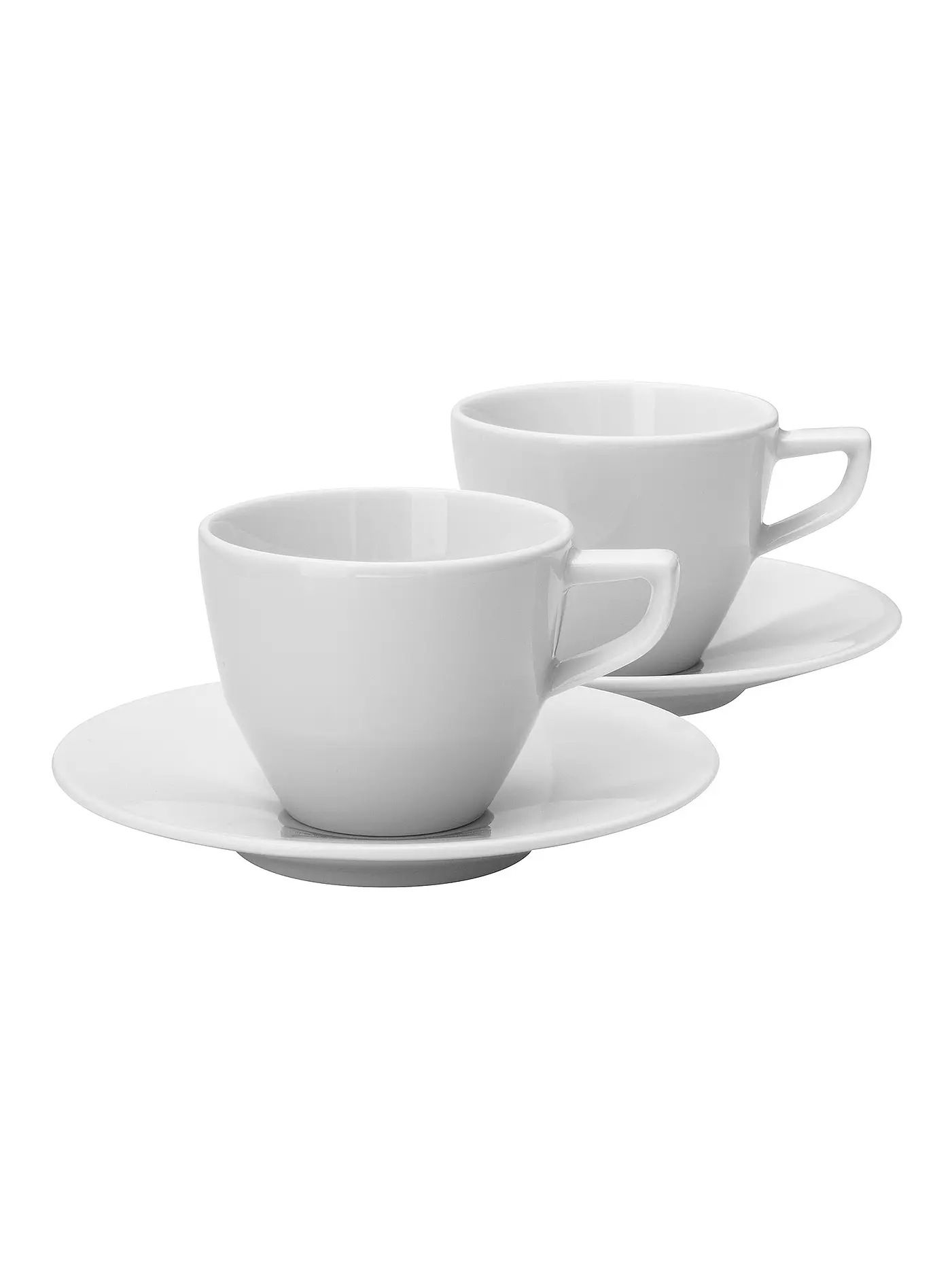 JOOP | Espressotasse mit Untertasse 2er 0,08l Single Cornflower Weiss | weiss