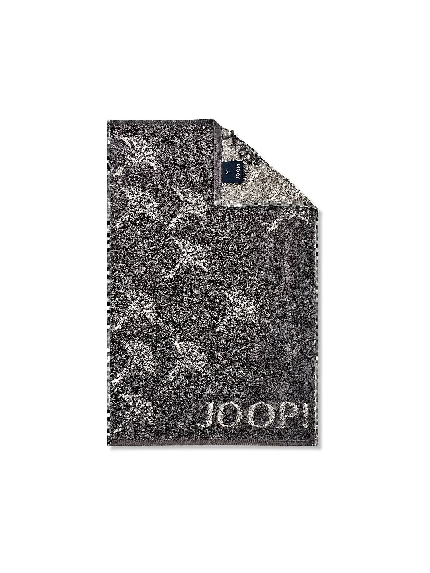 JOOP | Gästetuch 30x50cm MOVE FADED CORNFLOWER Anthrazit | grau
