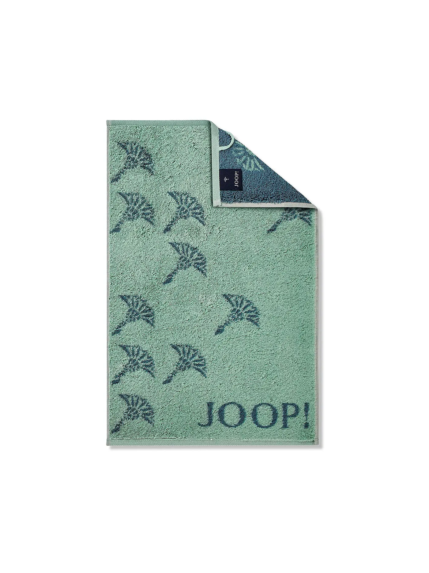 JOOP | Gästetuch 30x50cm MOVE FADED CORNFLOWER Anthrazit | mint