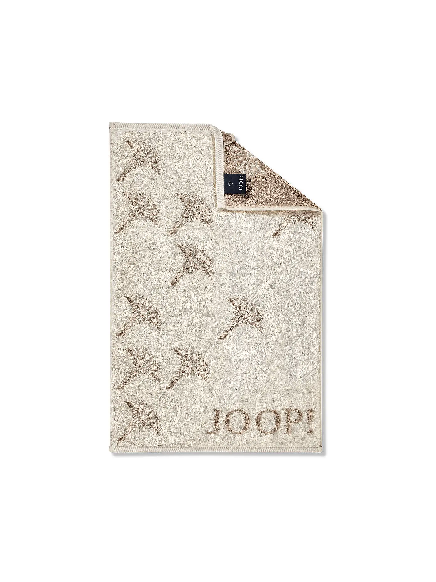 JOOP | Gästetuch 30x50cm MOVE FADED CORNFLOWER Anthrazit | beige
