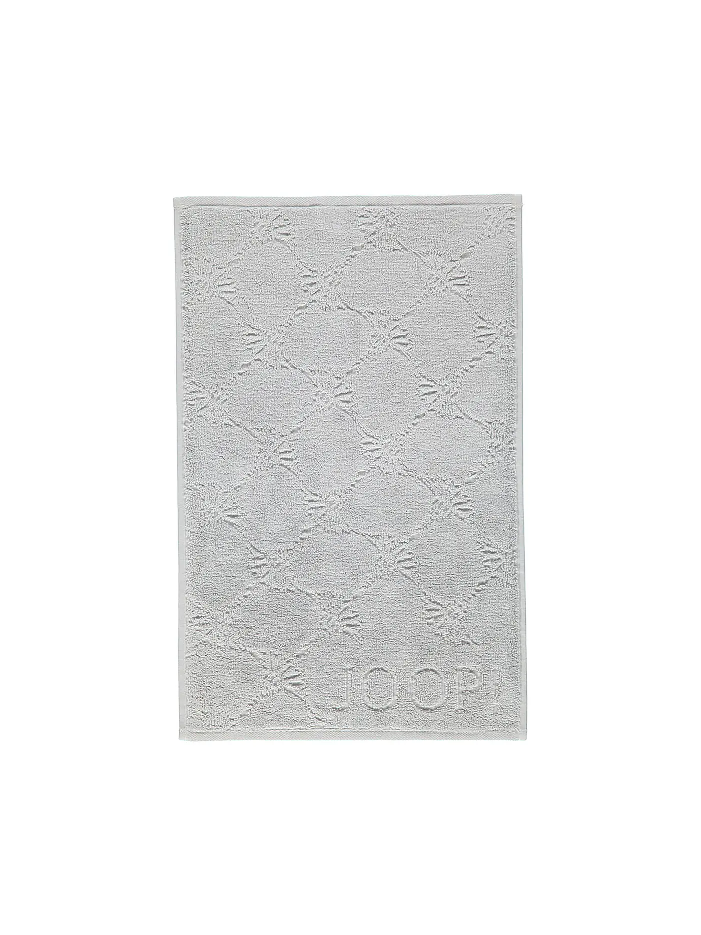 JOOP | Gästetuch Cornflower 30x50cm Weiss | silber