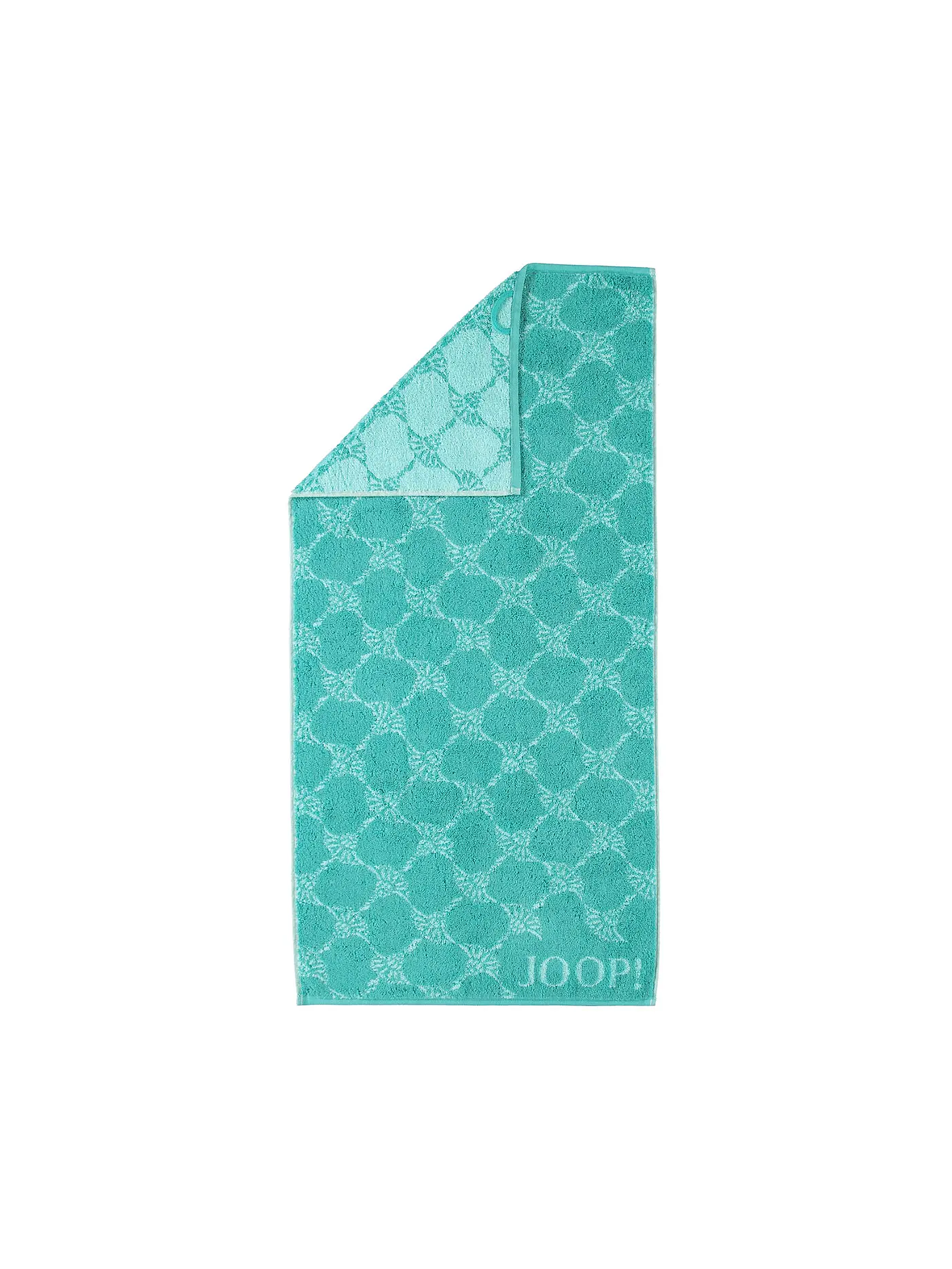 JOOP | Handtuch Cornflower 50x100cm (Anthrazit) | türkis