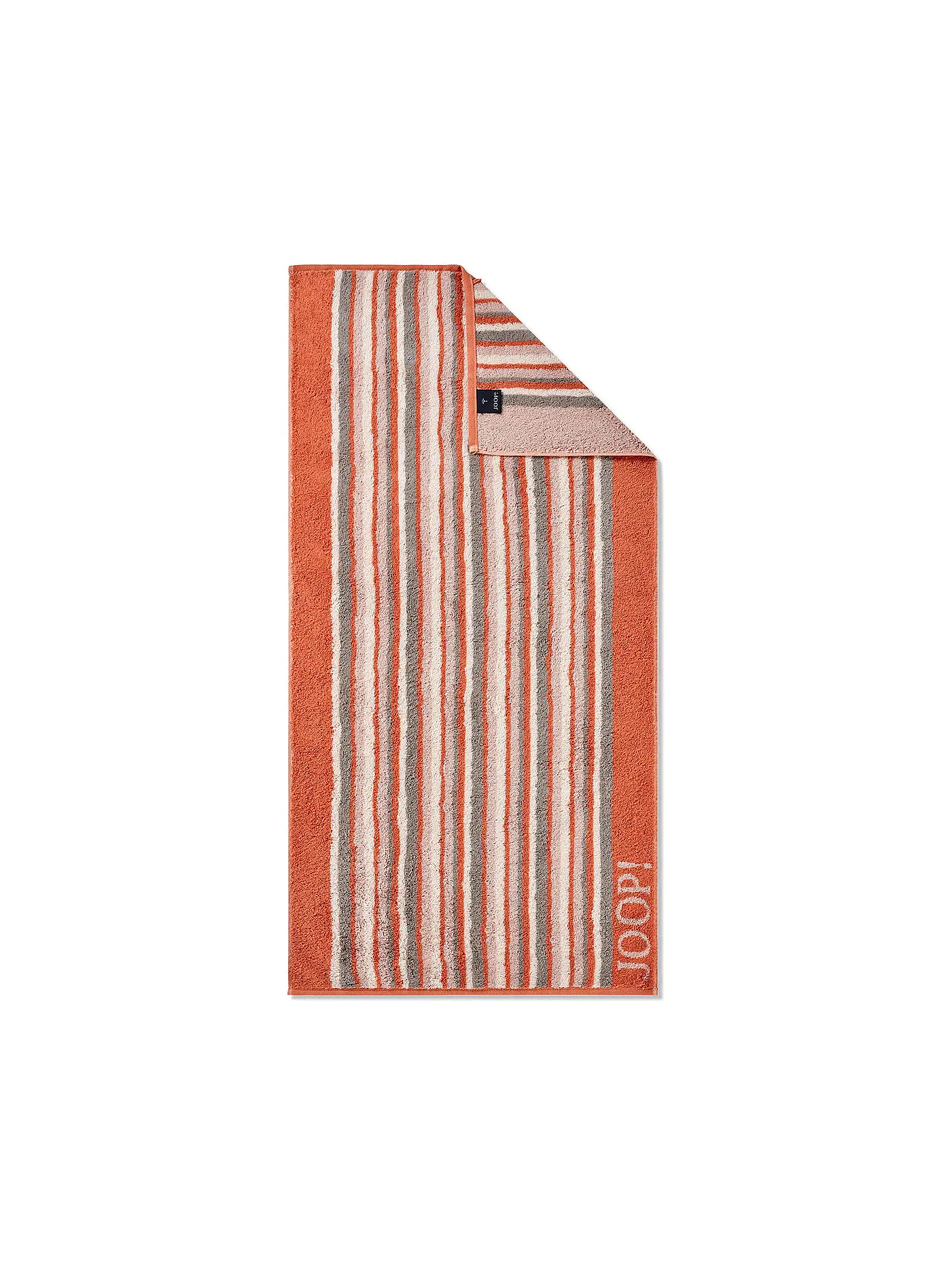 JOOP | Handtuch 50x100cm MOVE STRIPES Anthrazit | orange