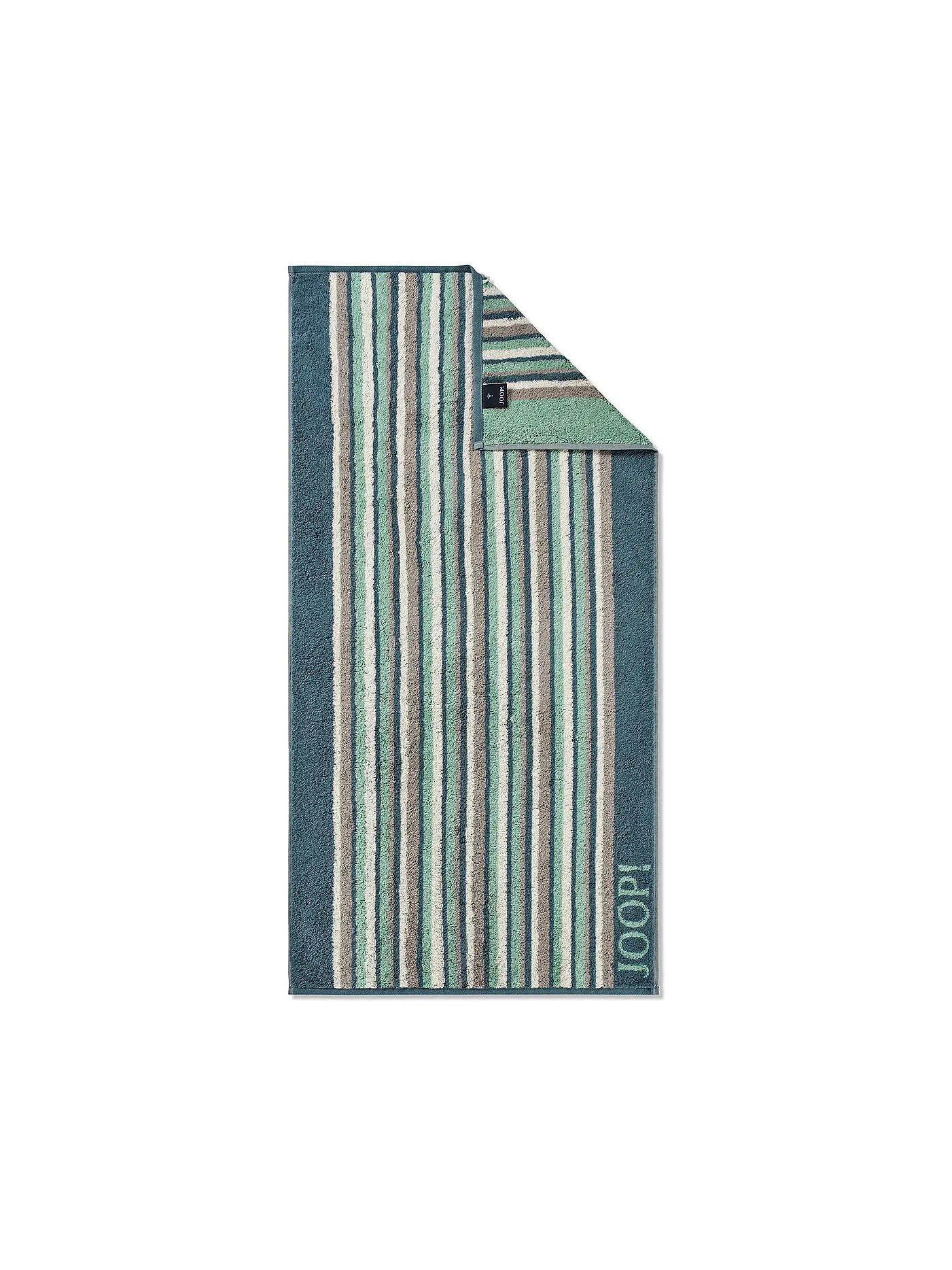 JOOP | Handtuch 50x100cm MOVE STRIPES Anthrazit | mint