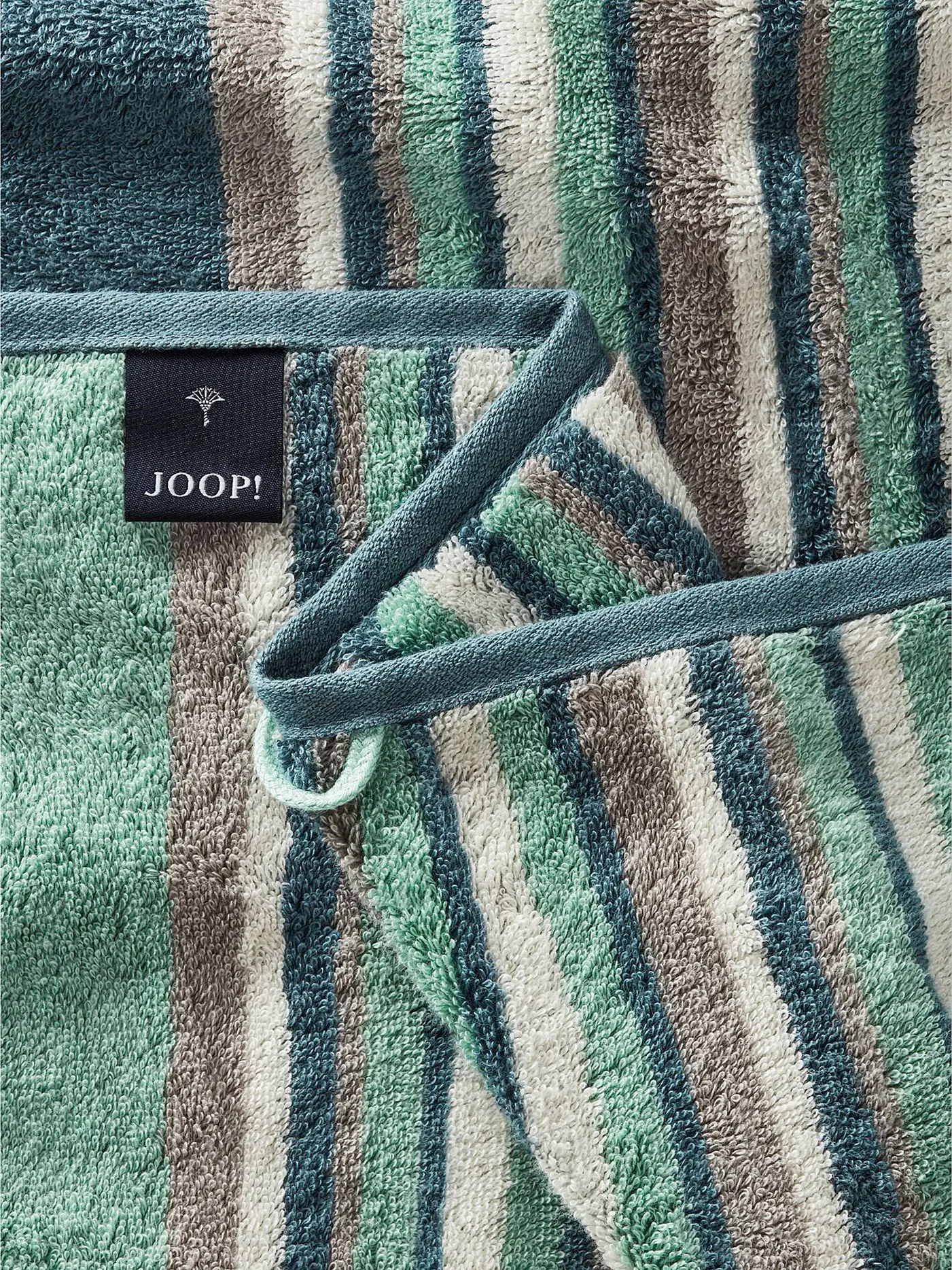 JOOP | Handtuch 50x100cm MOVE STRIPES Aqua | mint