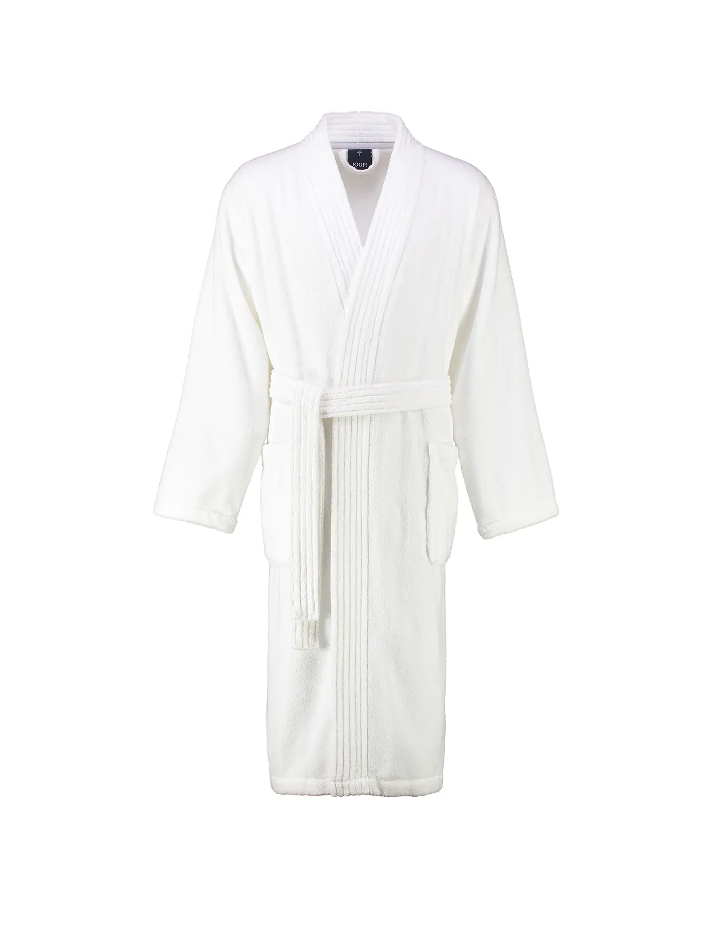 JOOP | Herren-Bademantel (anthrazit) | weiss