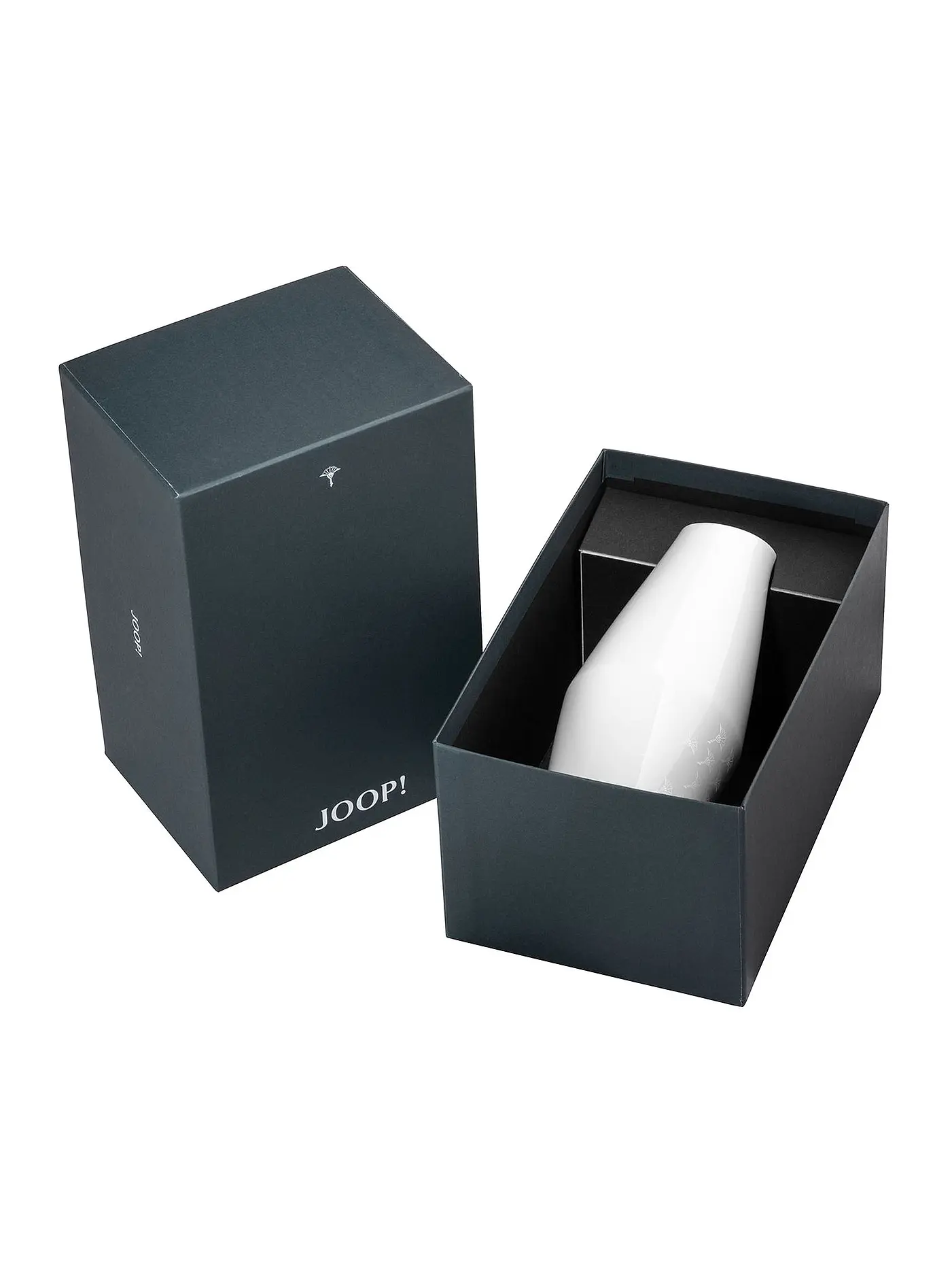 JOOP | Karaffe/Vase 0,47l Faded Cornflower Weiss  | weiss
