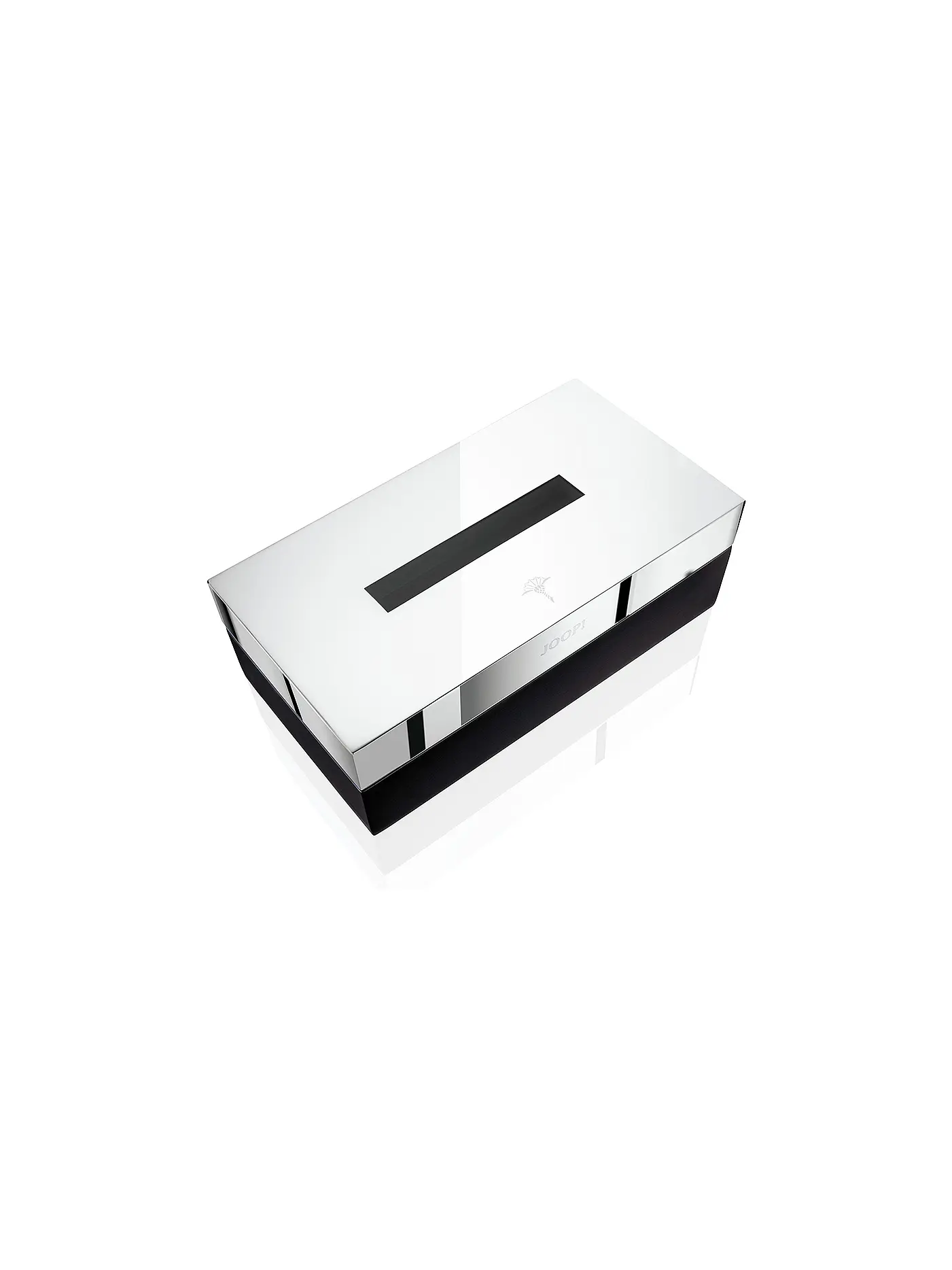 JOOP | Kleenexbox Chromeline Black 23x12cm | schwarz