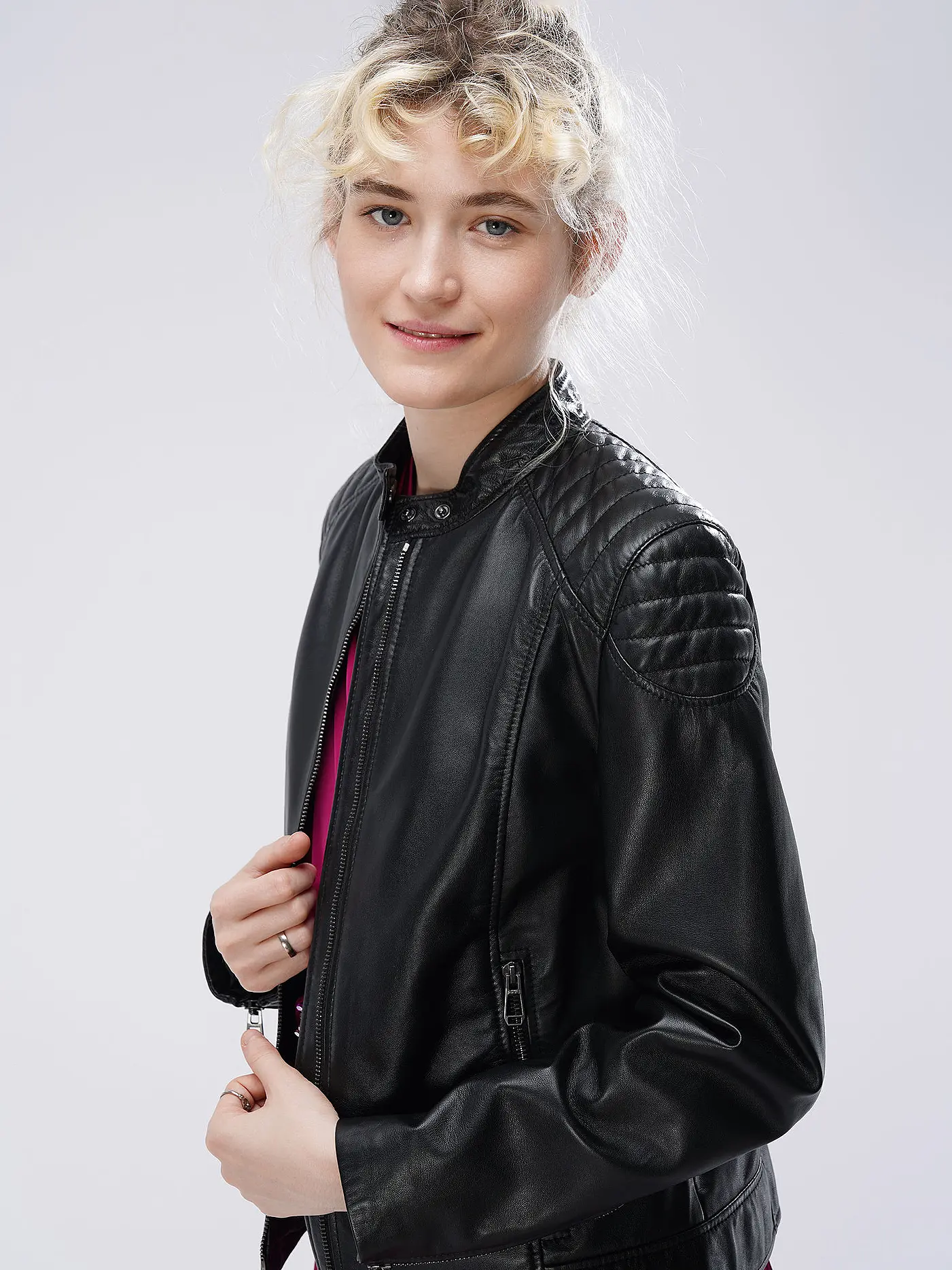 JOOP | Lederjacke | schwarz
