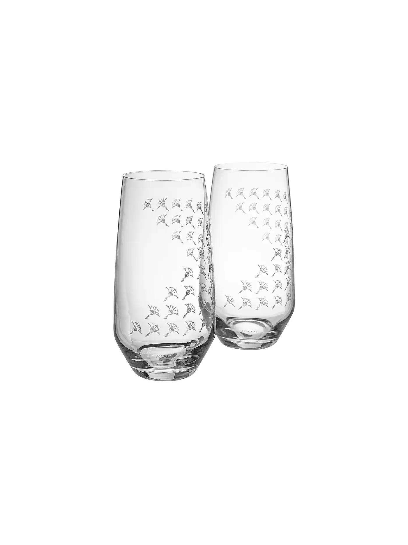 JOOP | Longdrinkglas 2er Set 0,46l Faded Cornflower | transparent