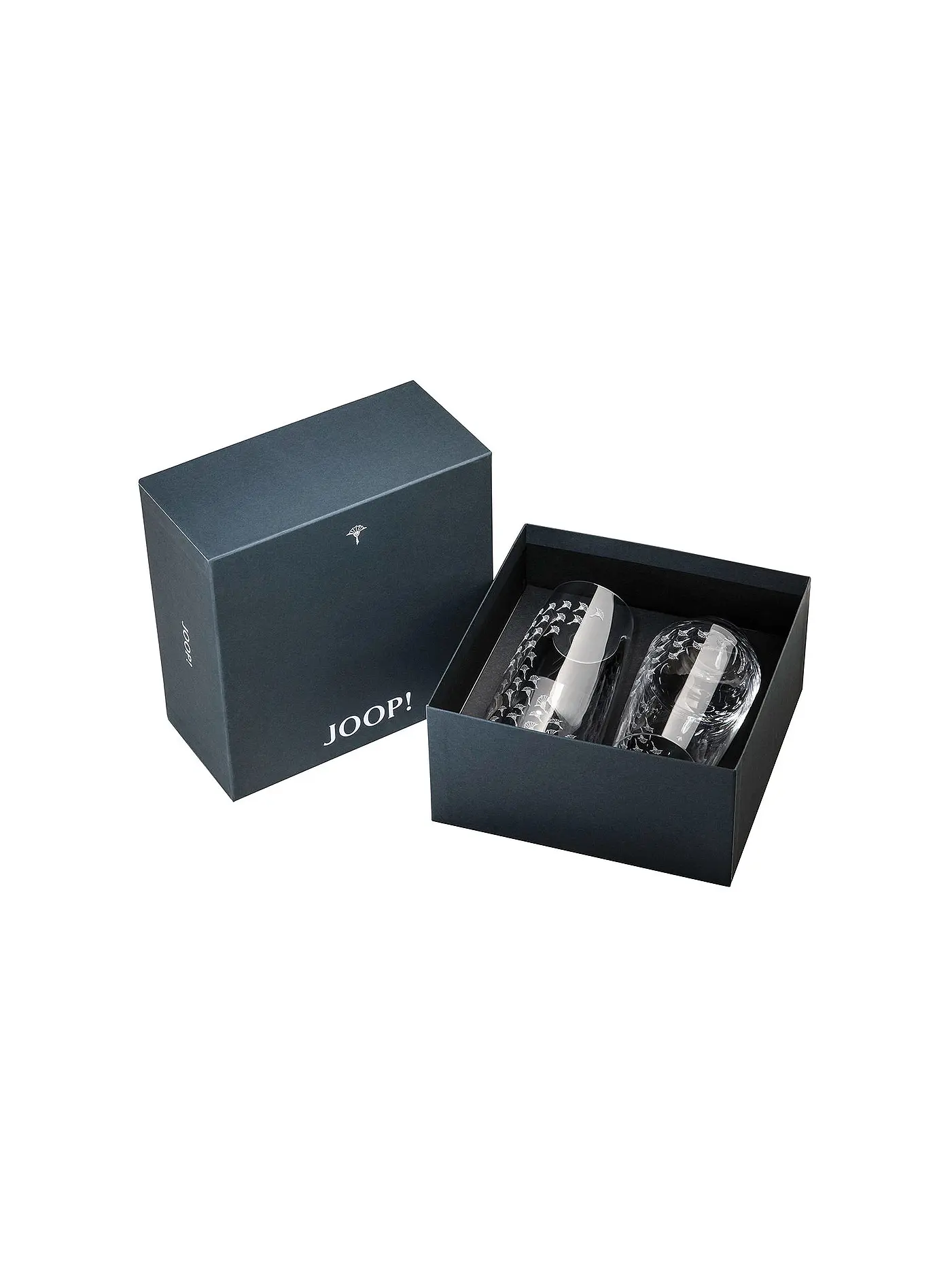 JOOP | Longdrinkglas 2er Set 0,46l Faded Cornflower | transparent