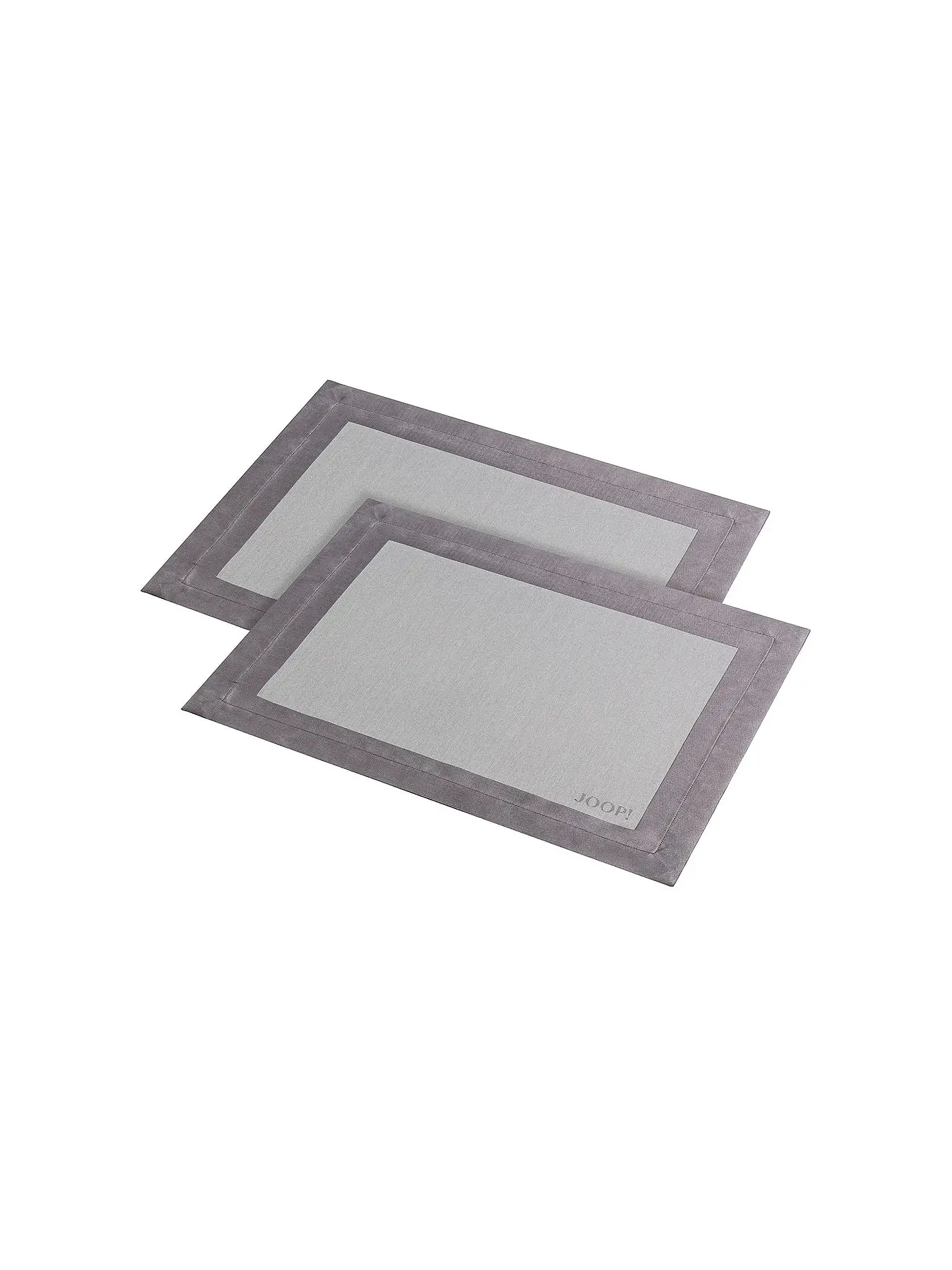JOOP | Platzset 2er Set Signature 36x48cm Platin | grau