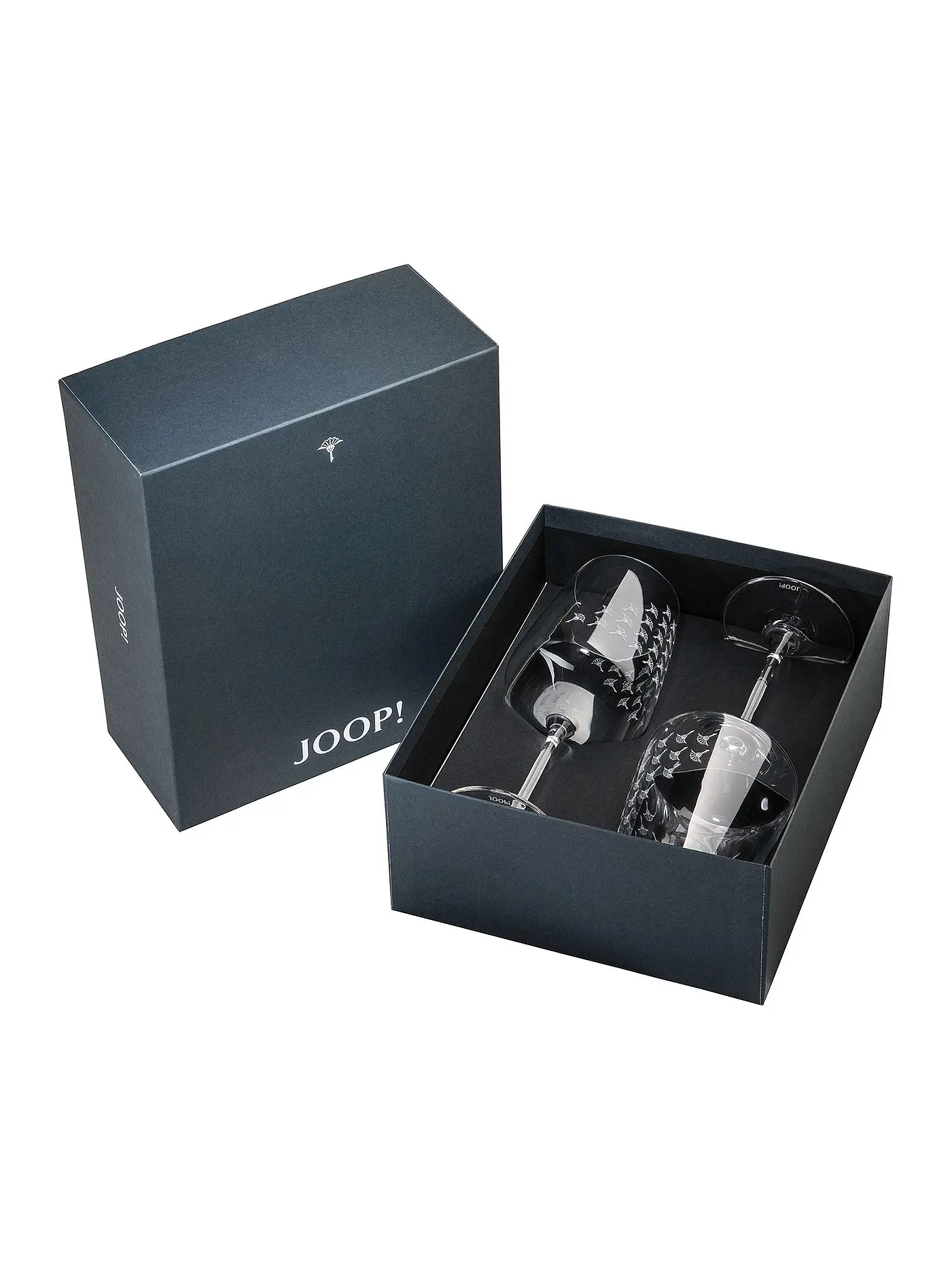 JOOP | Rotweinglas 2er Set 0,52l Faded Cornflower | transparent