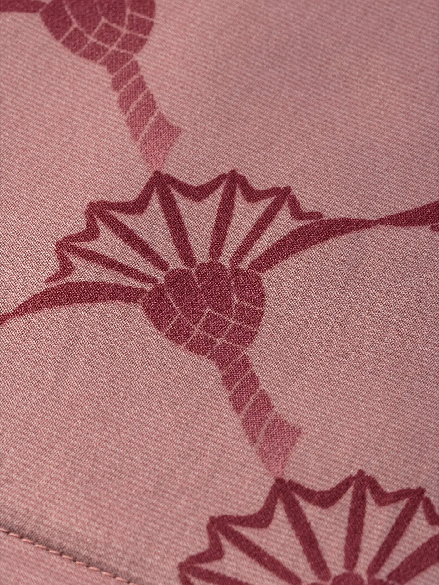 JOOP | Satin Bettwäsche CORNFLOWER DOUBLE  2x70x90cm/200x200cm Fine Rouge | dunkelrot