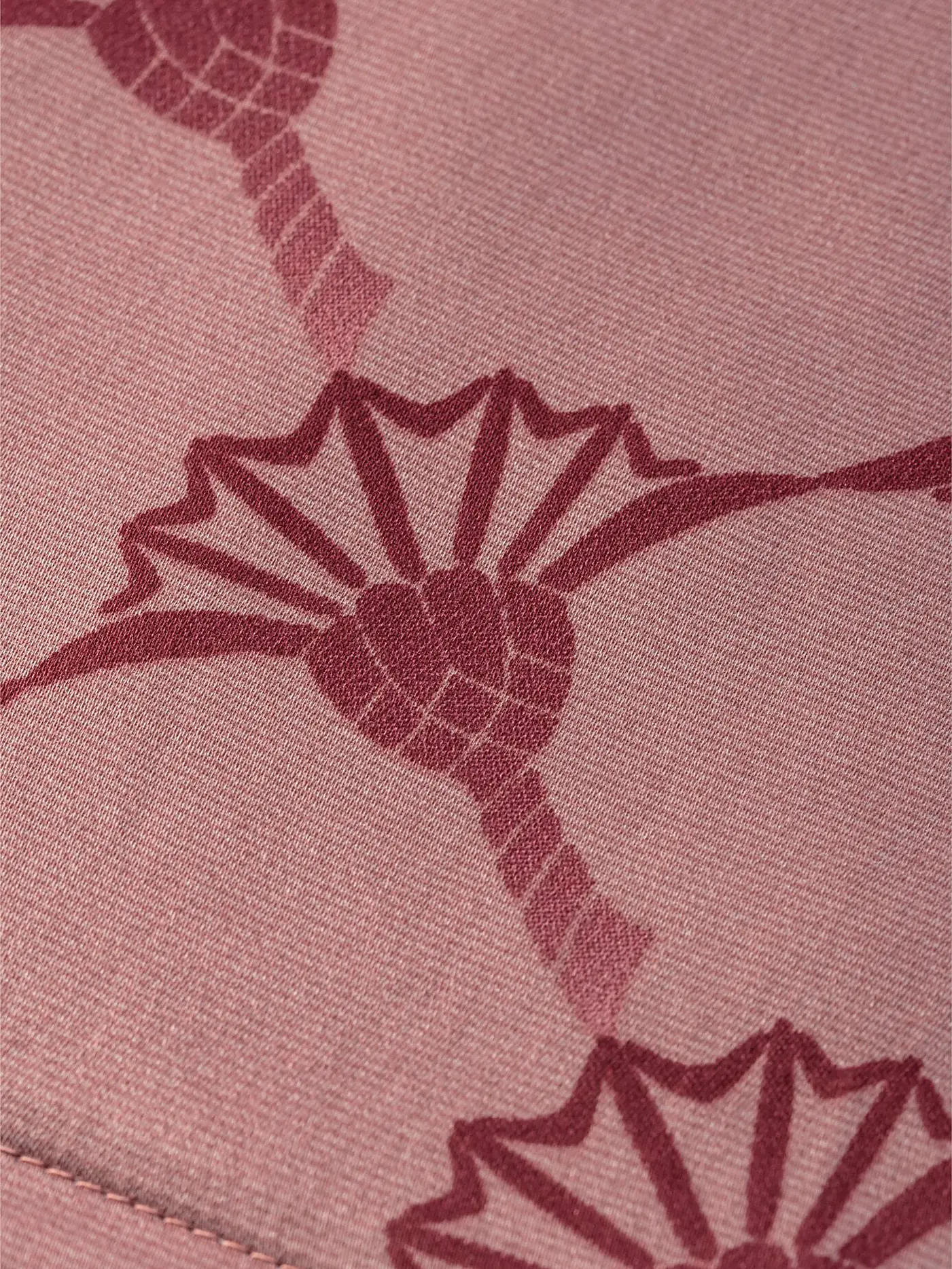 JOOP | Satin Bettwäsche CORNFLOWER DOUBLE  70x90cm/140x220cm Fine Rouge | dunkelrot