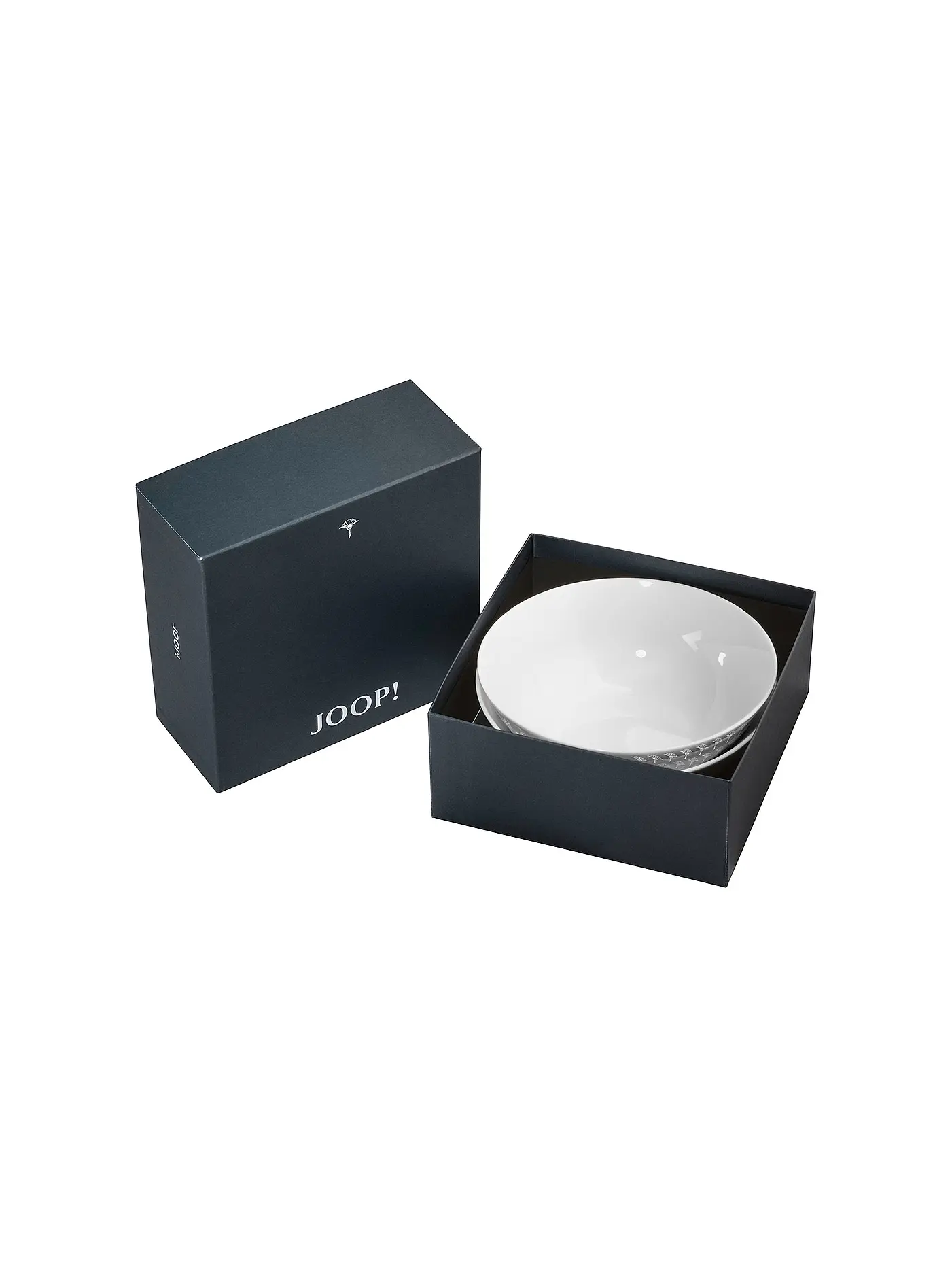 JOOP | Schalen 2er Set 13x5,5cm Faded Cornflower Weiss | weiss