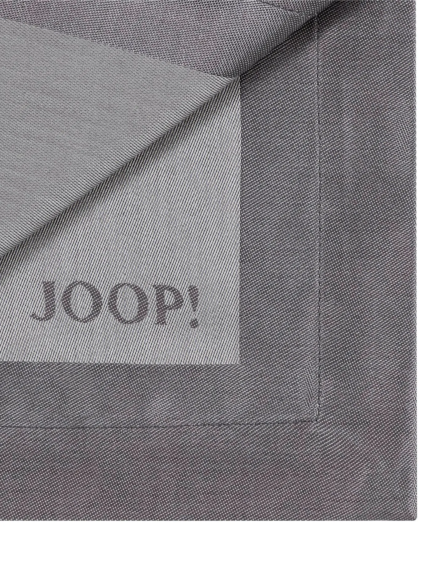 JOOP | Servietten 2er Set Signature 50x50cm Platin | grau