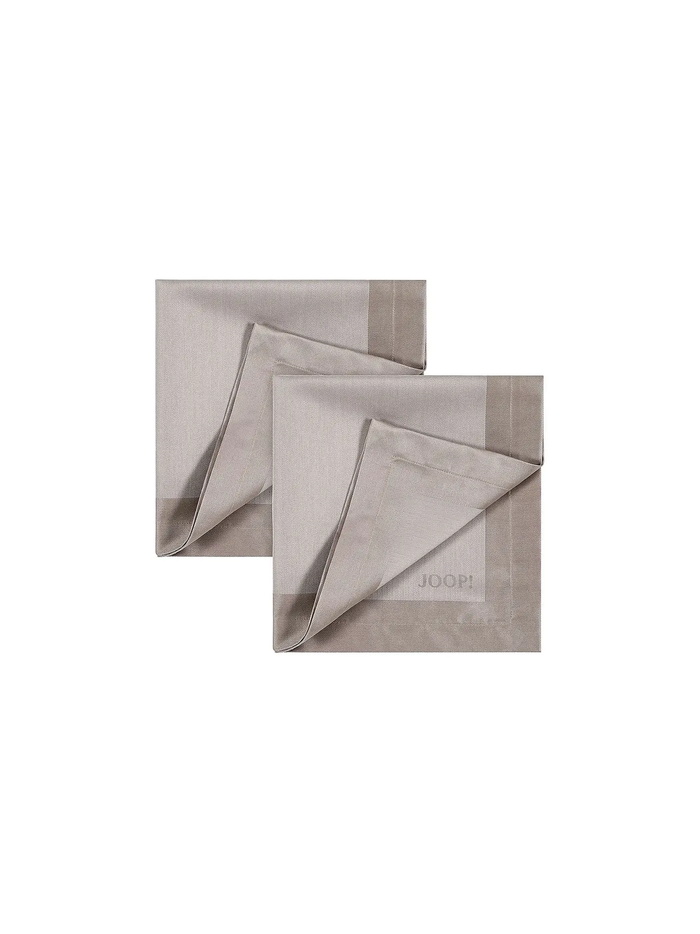 JOOP | Servietten 2er Set Signature 50x50cm Sand | beige