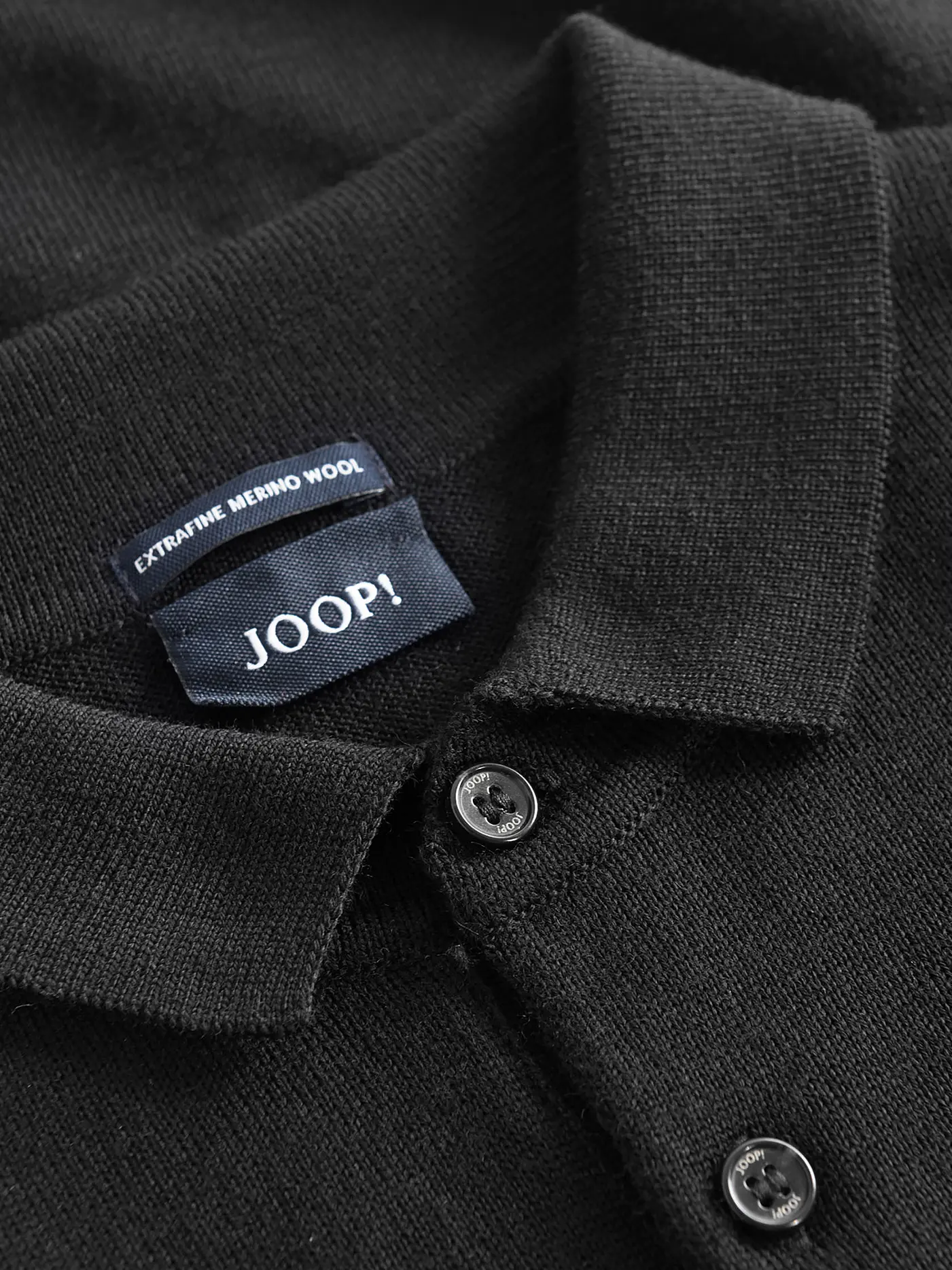 JOOP | Strickpolo DONDO  | schwarz