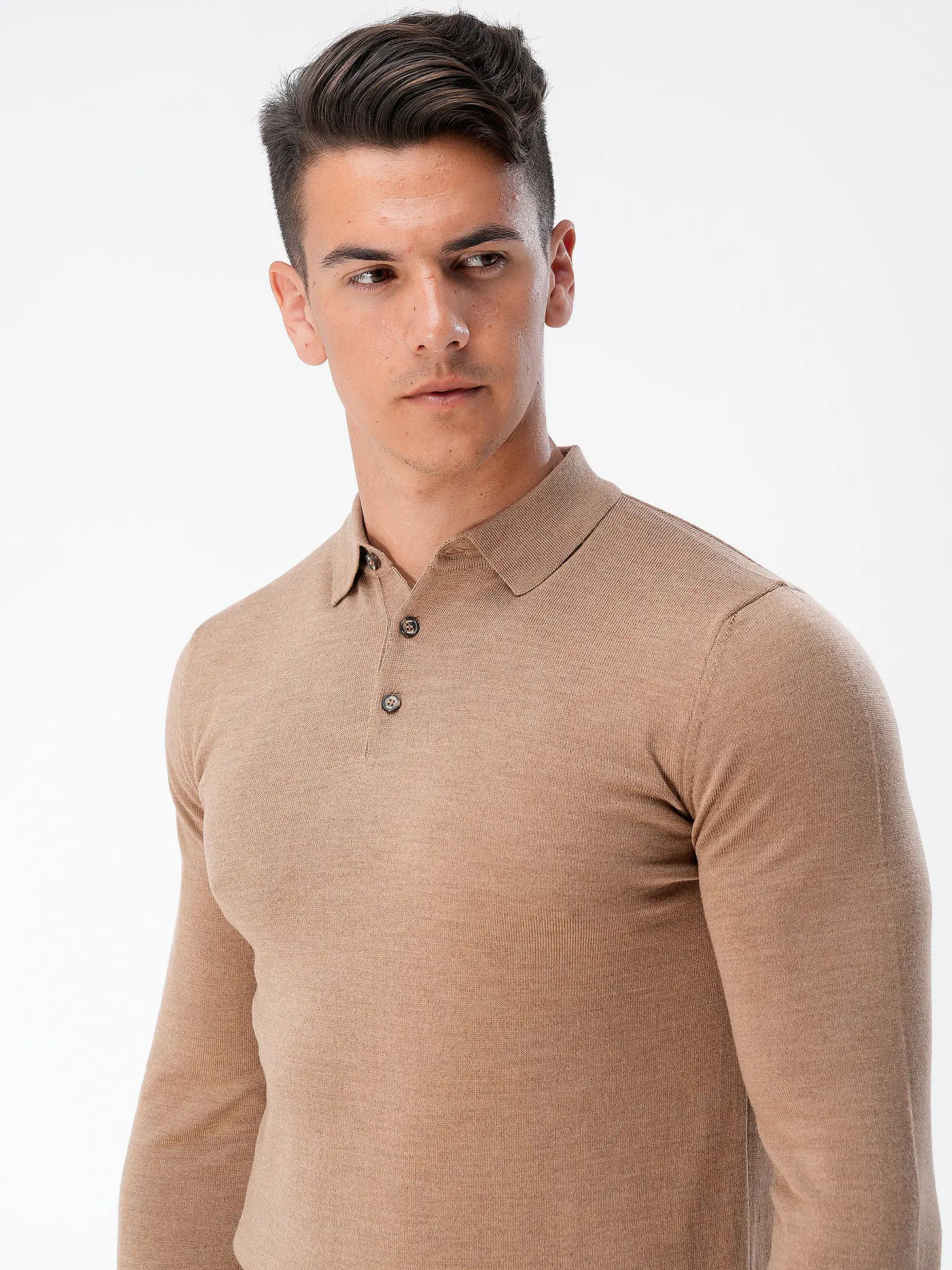 JOOP | Strickpolo DONDO  | camel